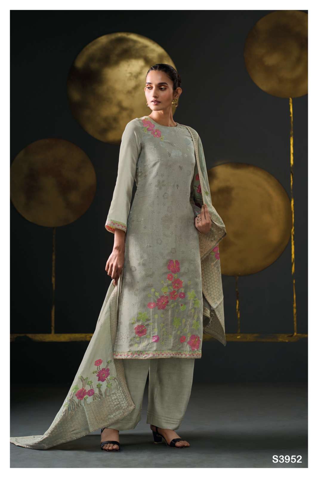 Ganga Fashion Kyara 3952 Exclusive Fancy Ladies Suit Latest Collection view 2