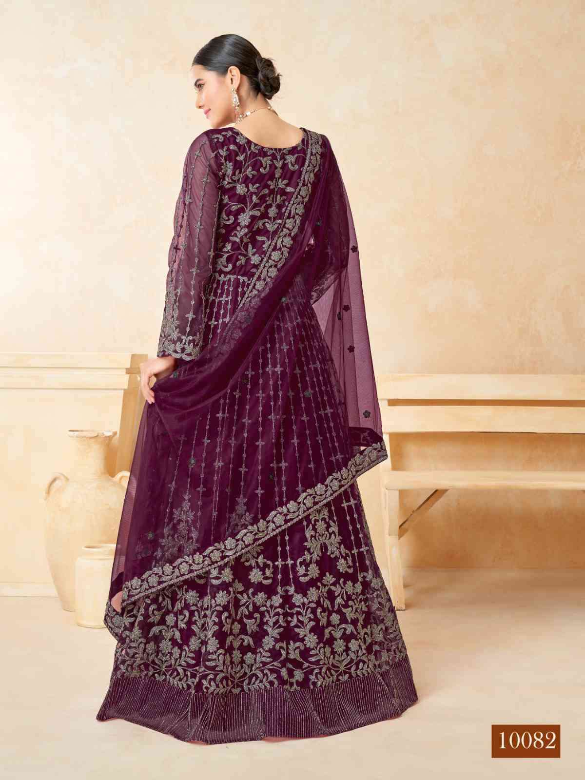 Anjubaa Vol 8 10081 To 10084 Wedding Wear Designer Gown New Collection view 7