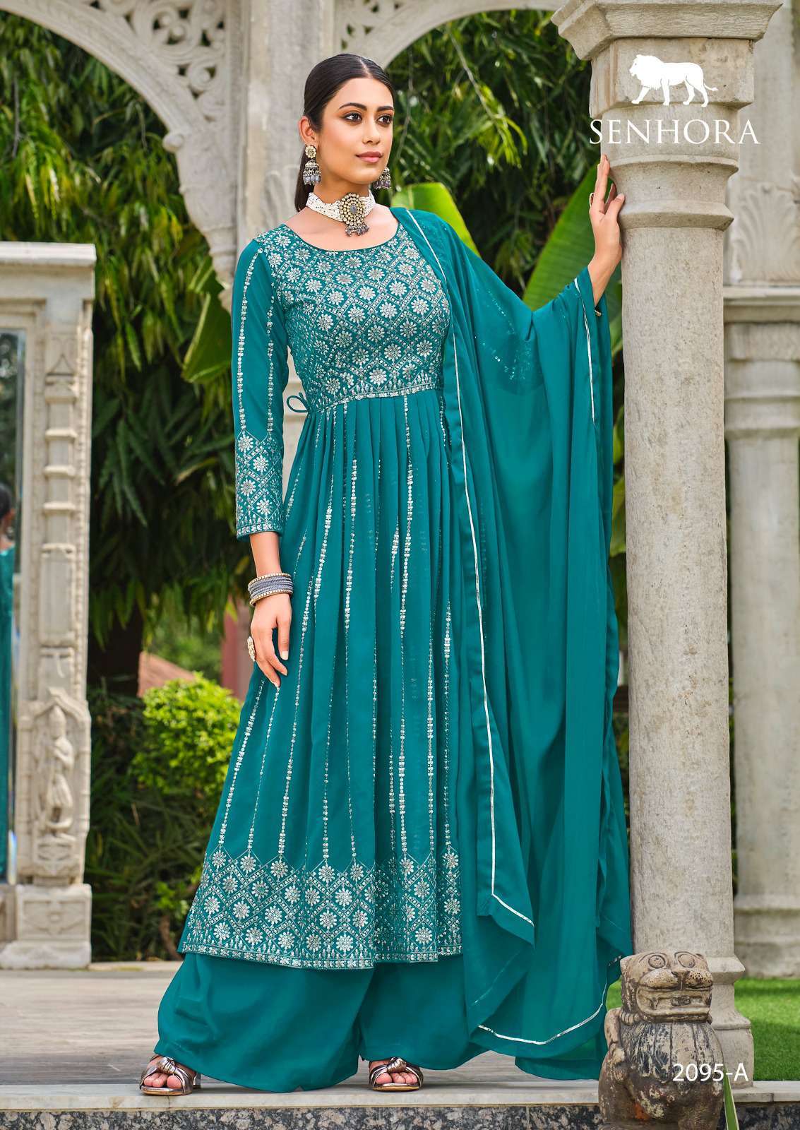 Senhora Vedika Readymade Festive Collection Designer Nyara Style Suit view 10
