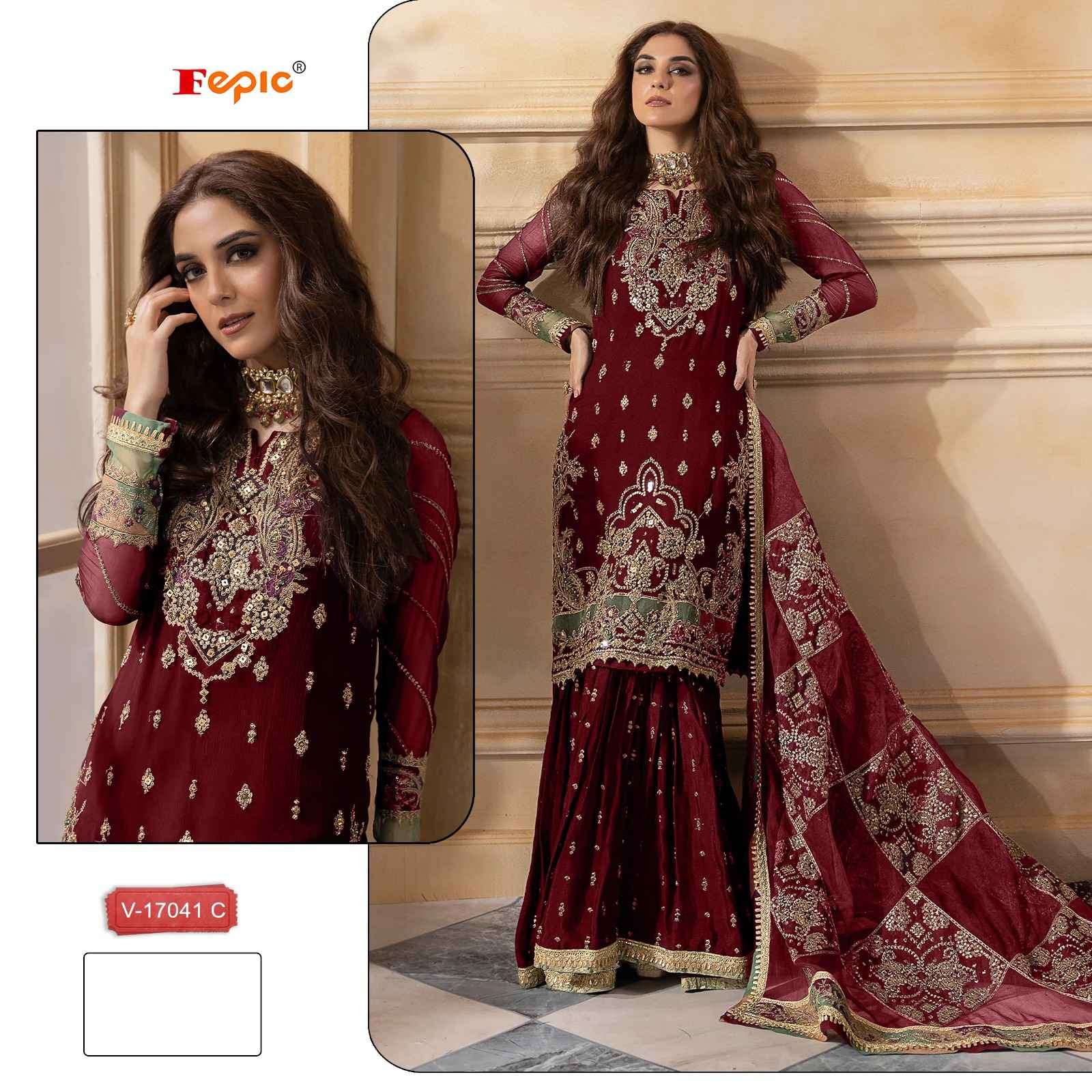 Fepic V 17041 Colors Latest Designer Velvet Suit view 7