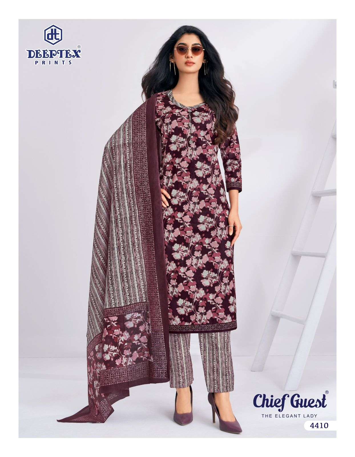 Deeptex Chief Guest Vol 44 Heavy Cotton Dress Material view 4