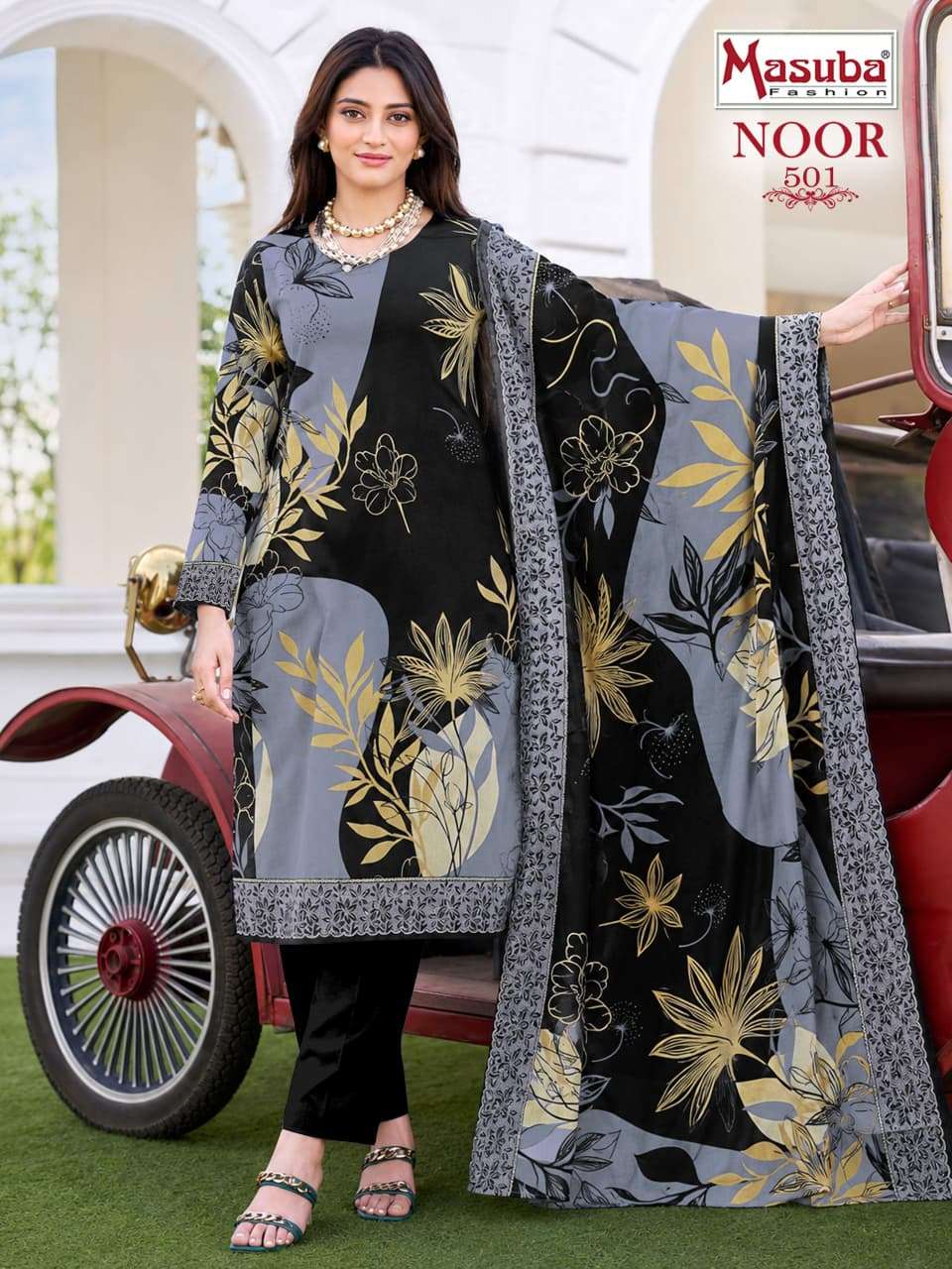 Masuba Fashion Noor Vol 5 Digital Printed Cotton Salwar Suit view 4