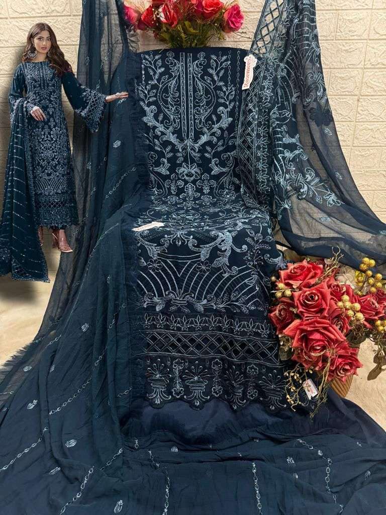 Fepic C 1760 Colors Partywear Designs Pakistani Suit Latest Collection view 7