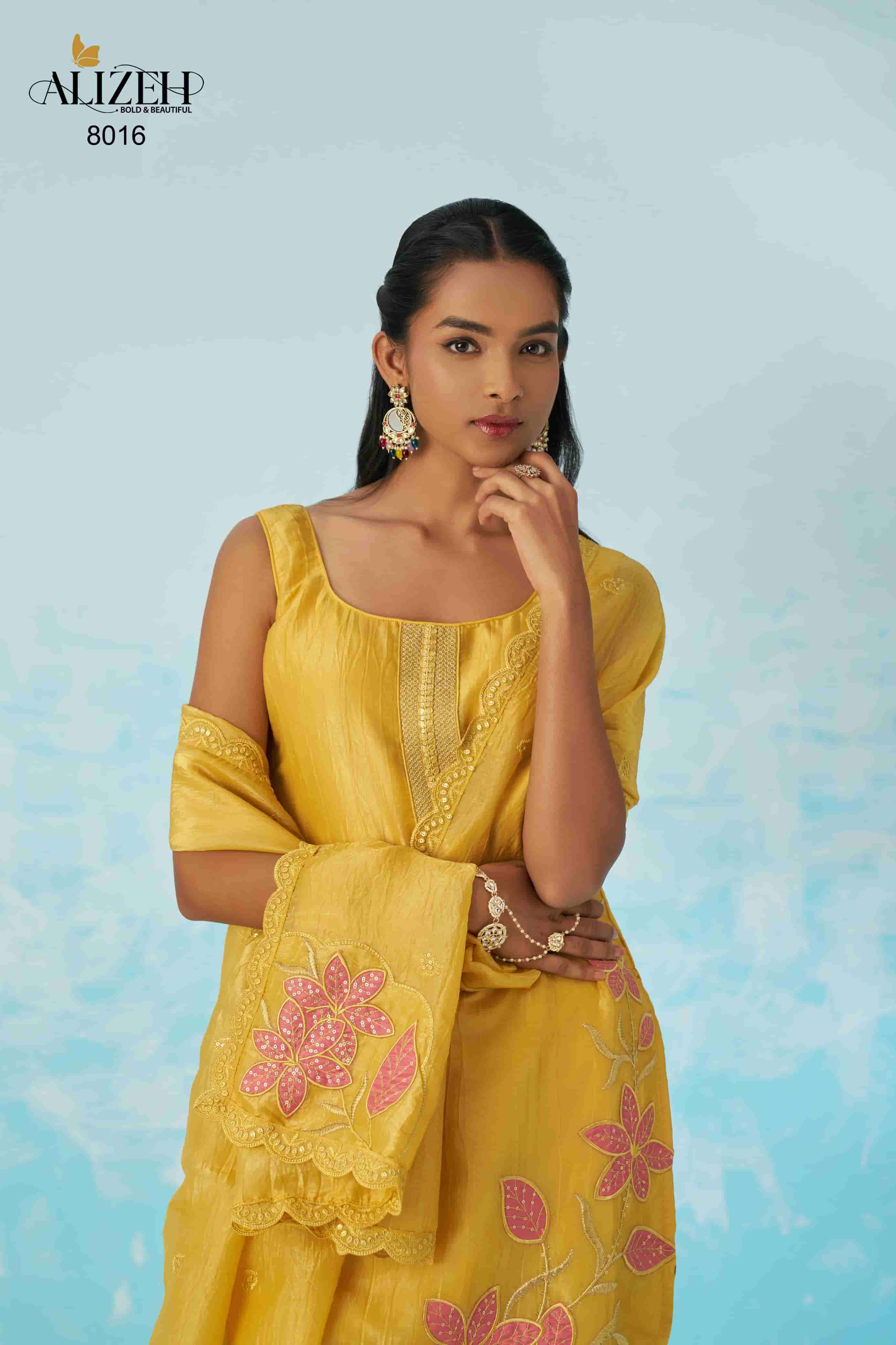 Alizeh Jasmine Fancy Crush Salwar Suit view 6