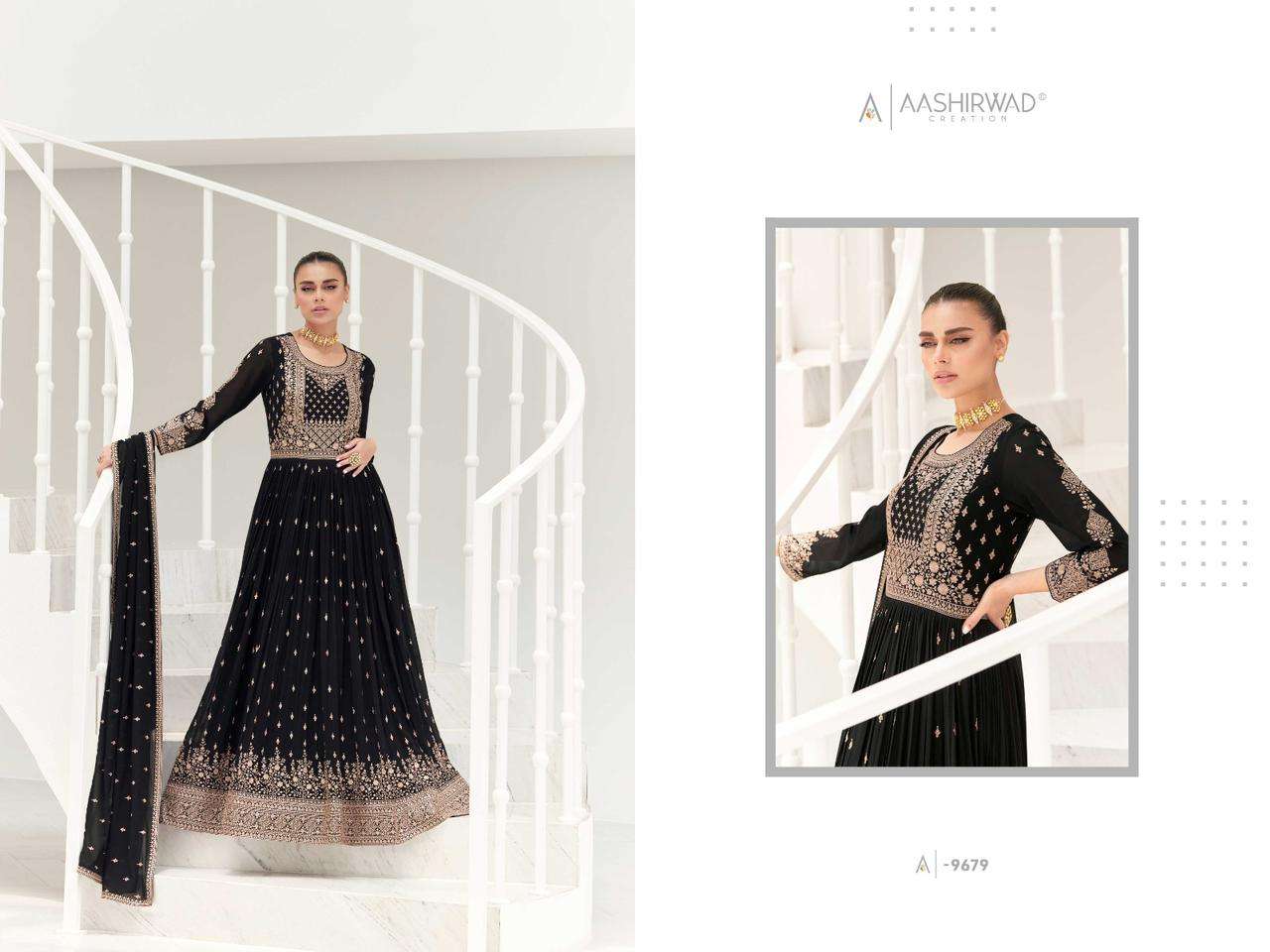 Aashirwad Gulkand taara Exclusive Ready to Wear Anarkali Suit Collection view 10