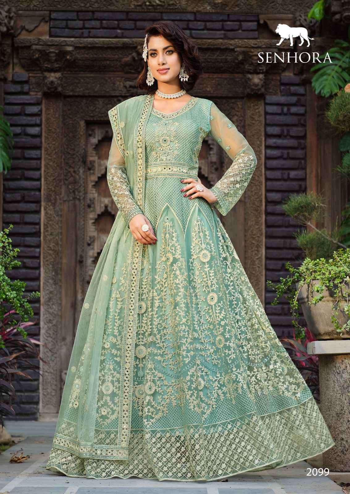 Senhora Amaira 2096 To 2099 Wedding Wear Anarkali Gown Partywear Collection view 13