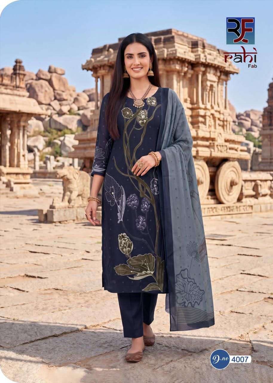 Rahi Fab Rising Silver Vol 4 Fancy Cotton Salwar Kameez Catalog view 6