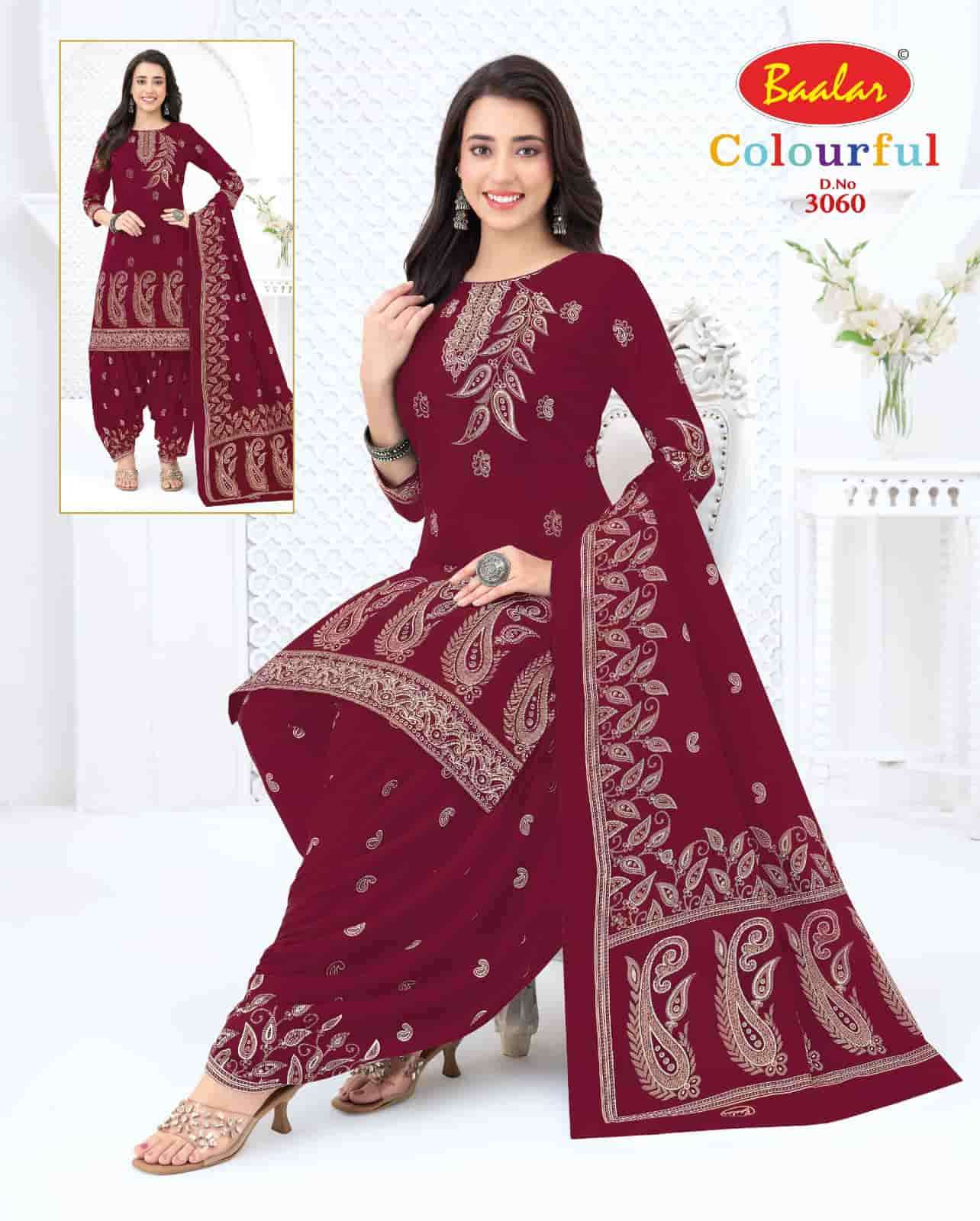 Baalar Colourful Vol 30 Pure Cotton Unstitch Salwar Suit view 7
