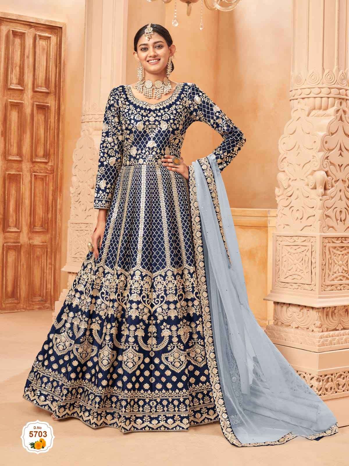 Aanaya Vol 157 Heavy Designer Bridal Wear Gown view 3