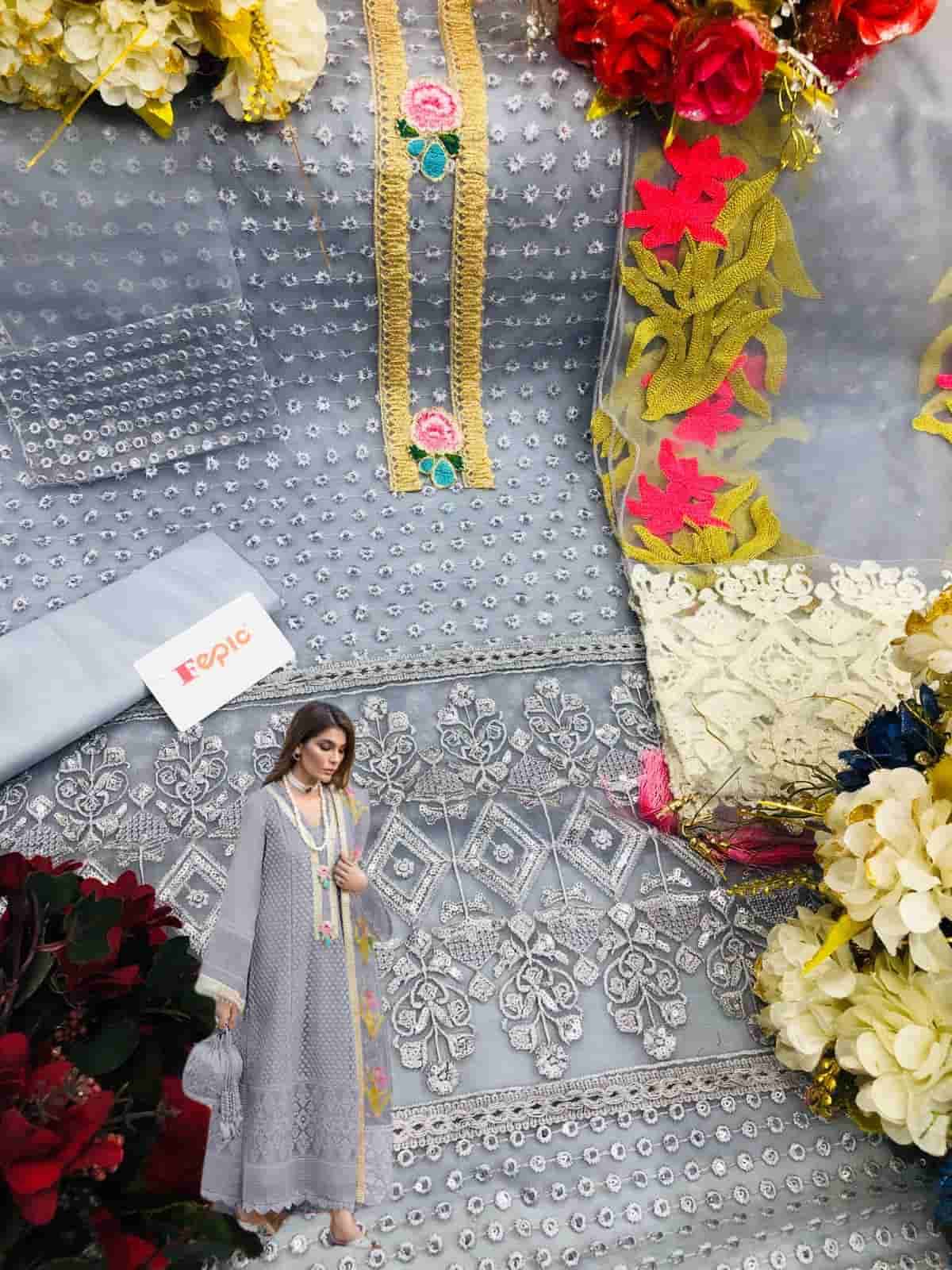 Fepic C 1149 E Pakistani Fancy Designer Net Embroidered Salwar Suit Collection view 2