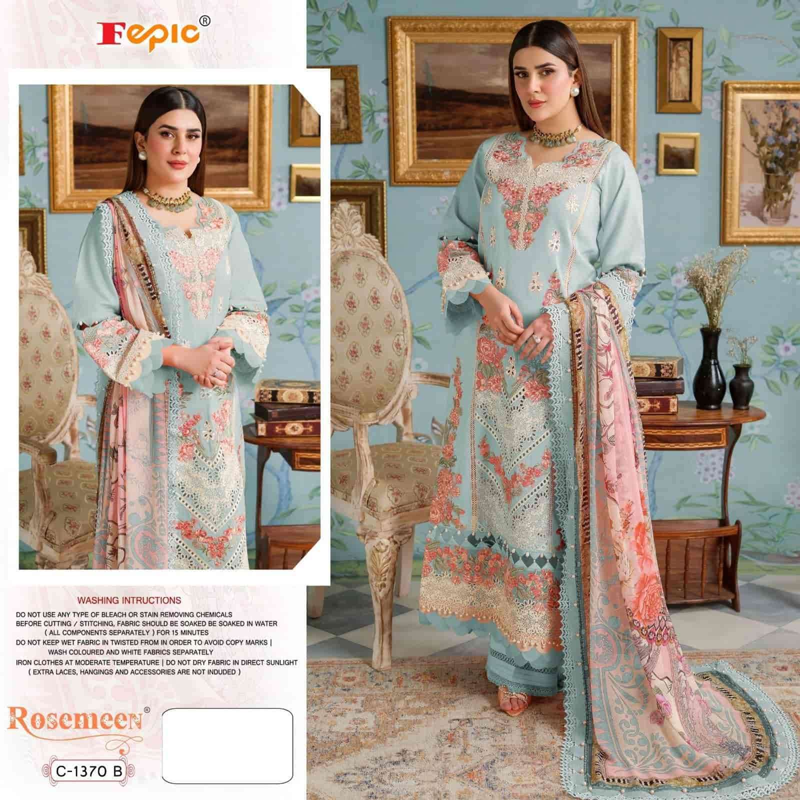 Fepic C 1370 Colors Pakistani Style Latest Cotton Designer Salwar Kameez Wholesalers view 2