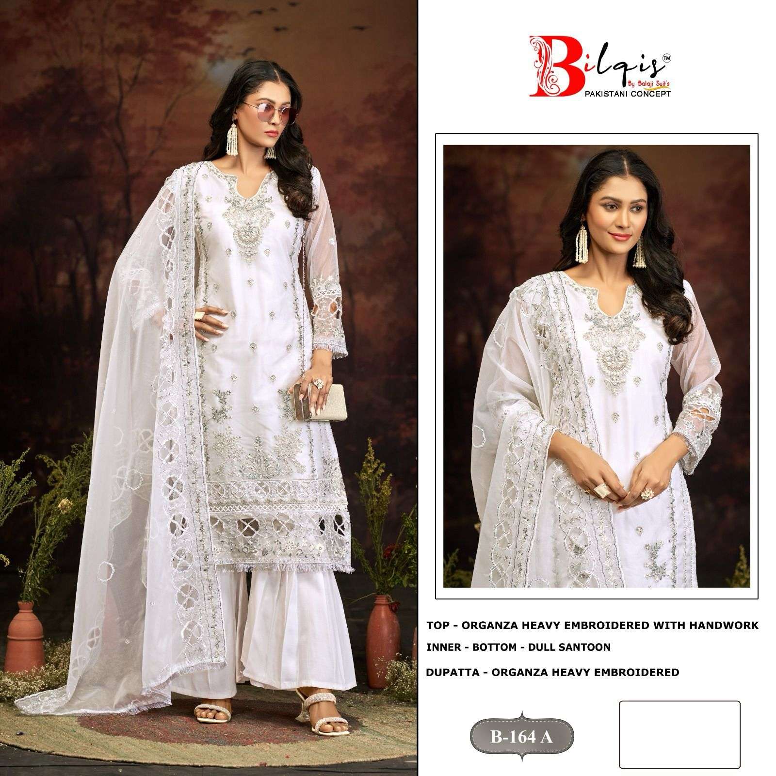 Bilqis B 164 Colors Heavy Designer Pakistani Suit Salwar New Collection Price view 2