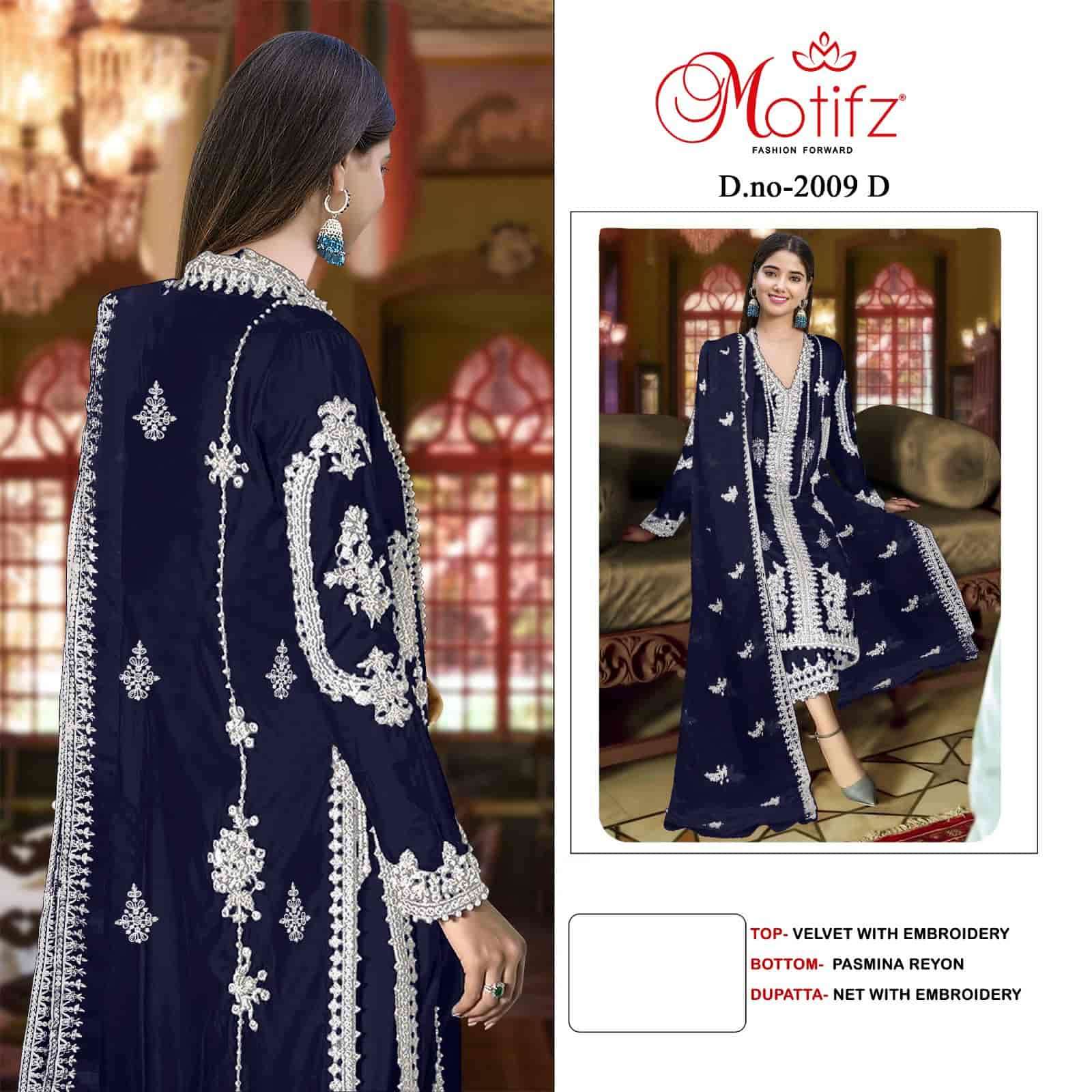 Motifz 2009 Colors Pakistani Festive Wear Style Designer Winter Wear Suit Exporters view 11
