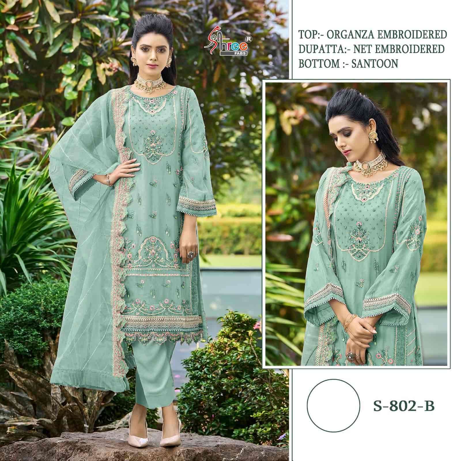 Shree Fabs S 802 Colors Pakistani Style Salwar Suit Online Wholasaler view 2