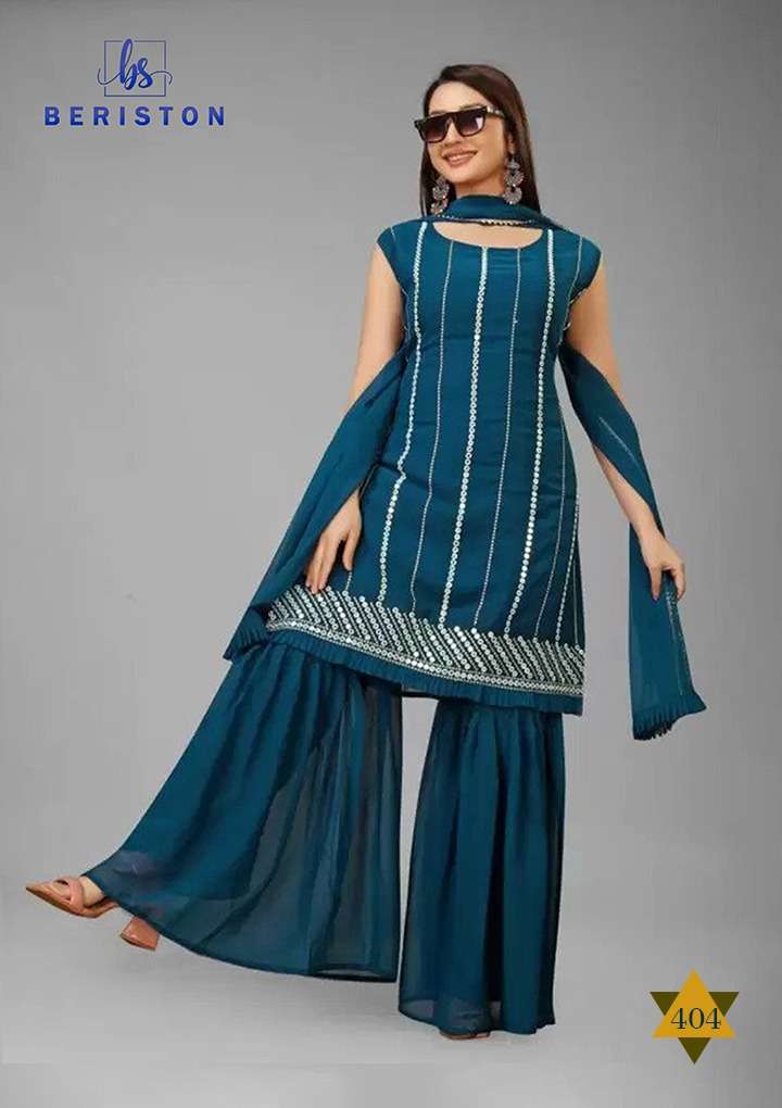 Beriston Bs Vol 4 Fancy Readymade Sharara Stylish Suit New Designs view 11