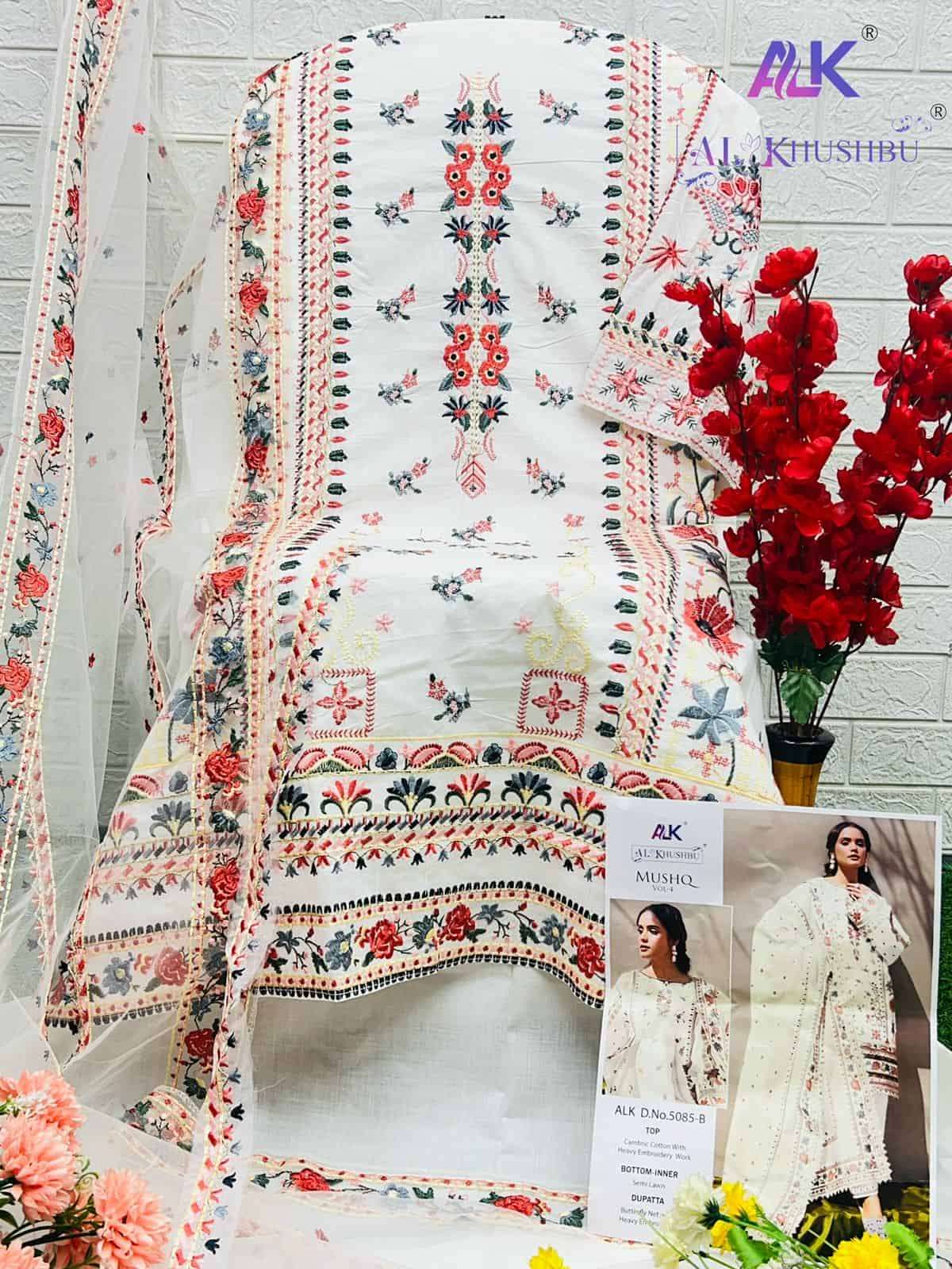 Al Khushbu Mushq Vol-4 5085-B Cotton Suit view 2
