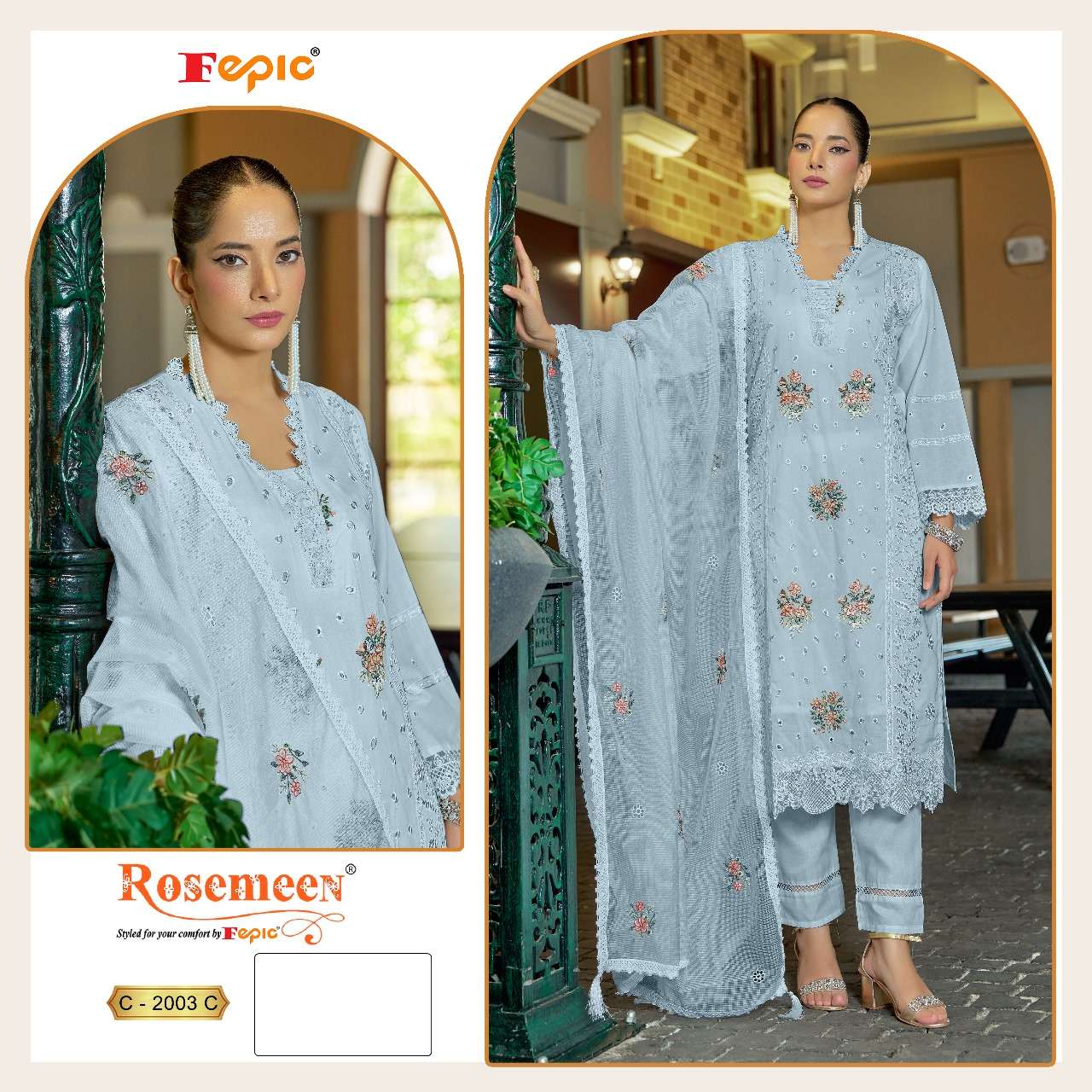 Fepic C 2003 Colors Pakistani Suit And Salwar Collection view 3