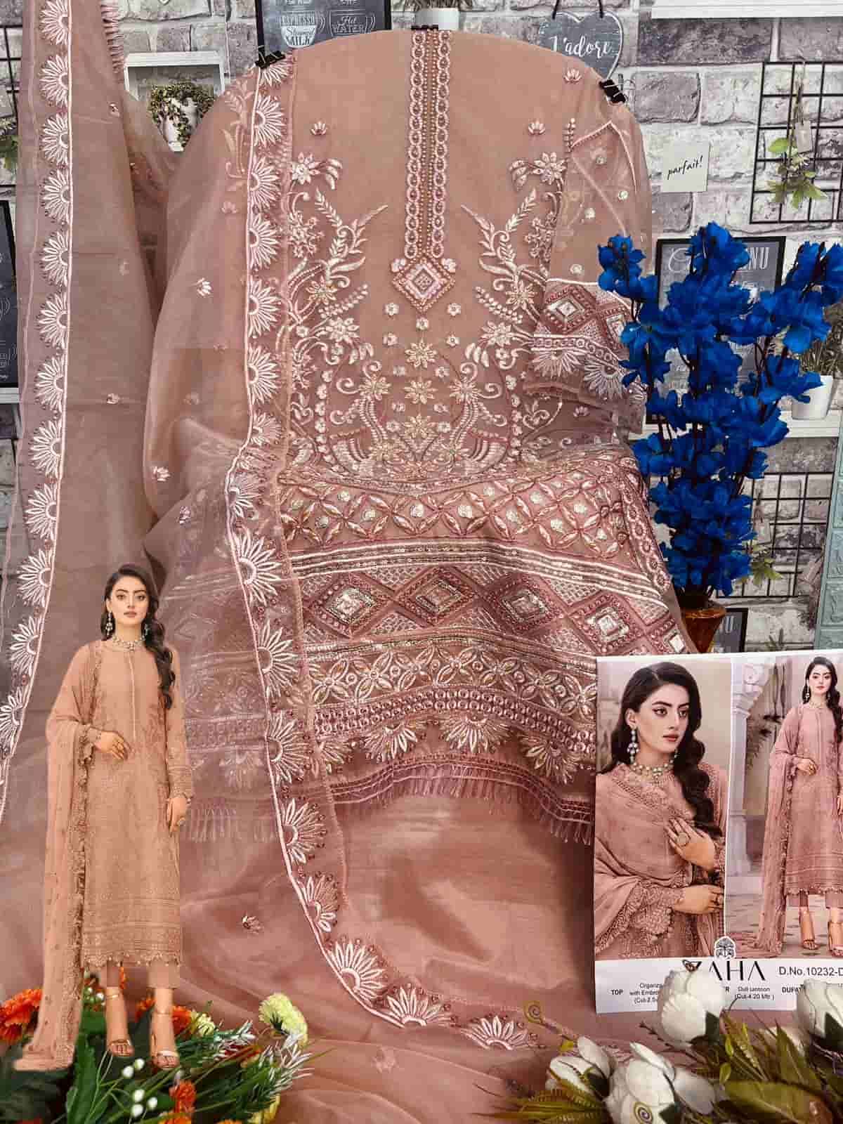 Zaha Sersha Vol 4 10232 Hits Colors Pakistani Festive Wear Style Salwar Suit view 8