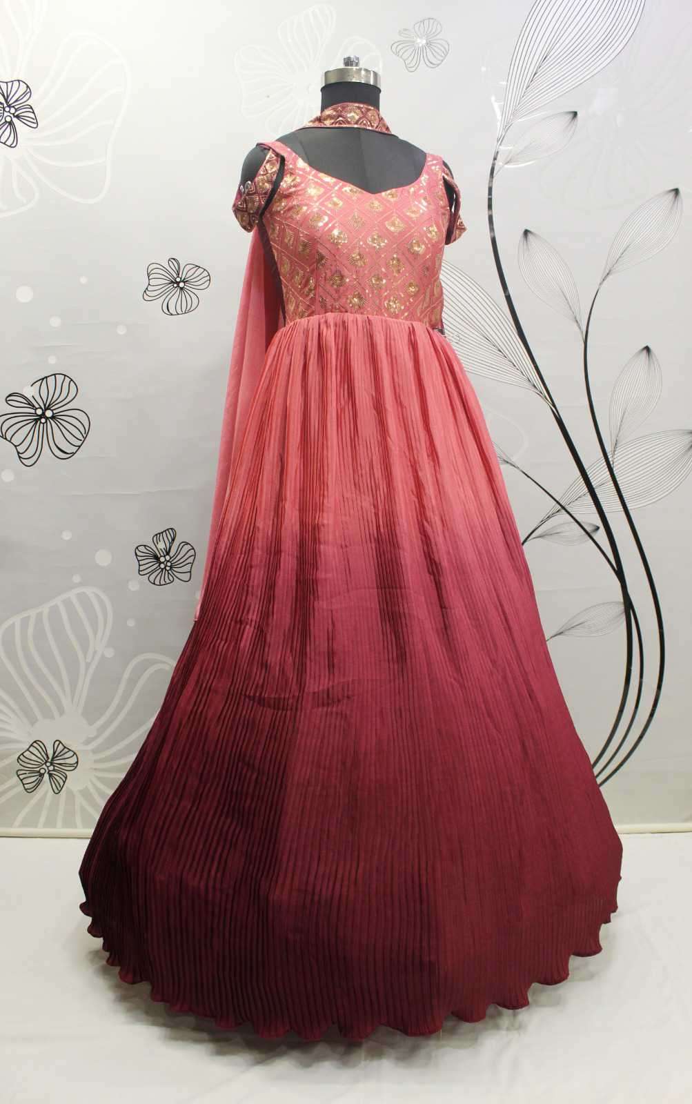 Shubhkala Flory Vol 42 Designer Weeding Wear Gown New Collection view 2