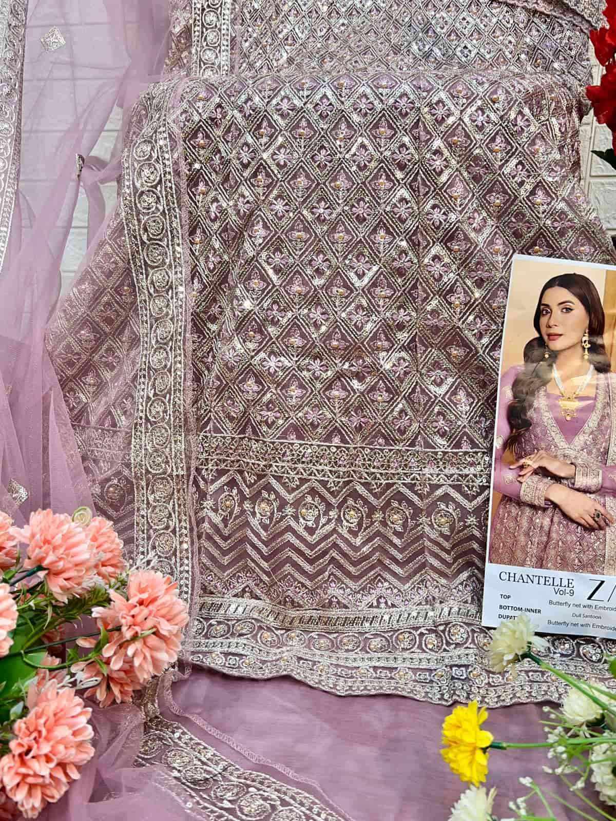 Zaha Chantelle Vol 8 Embroidered Pakistani Suit view 3