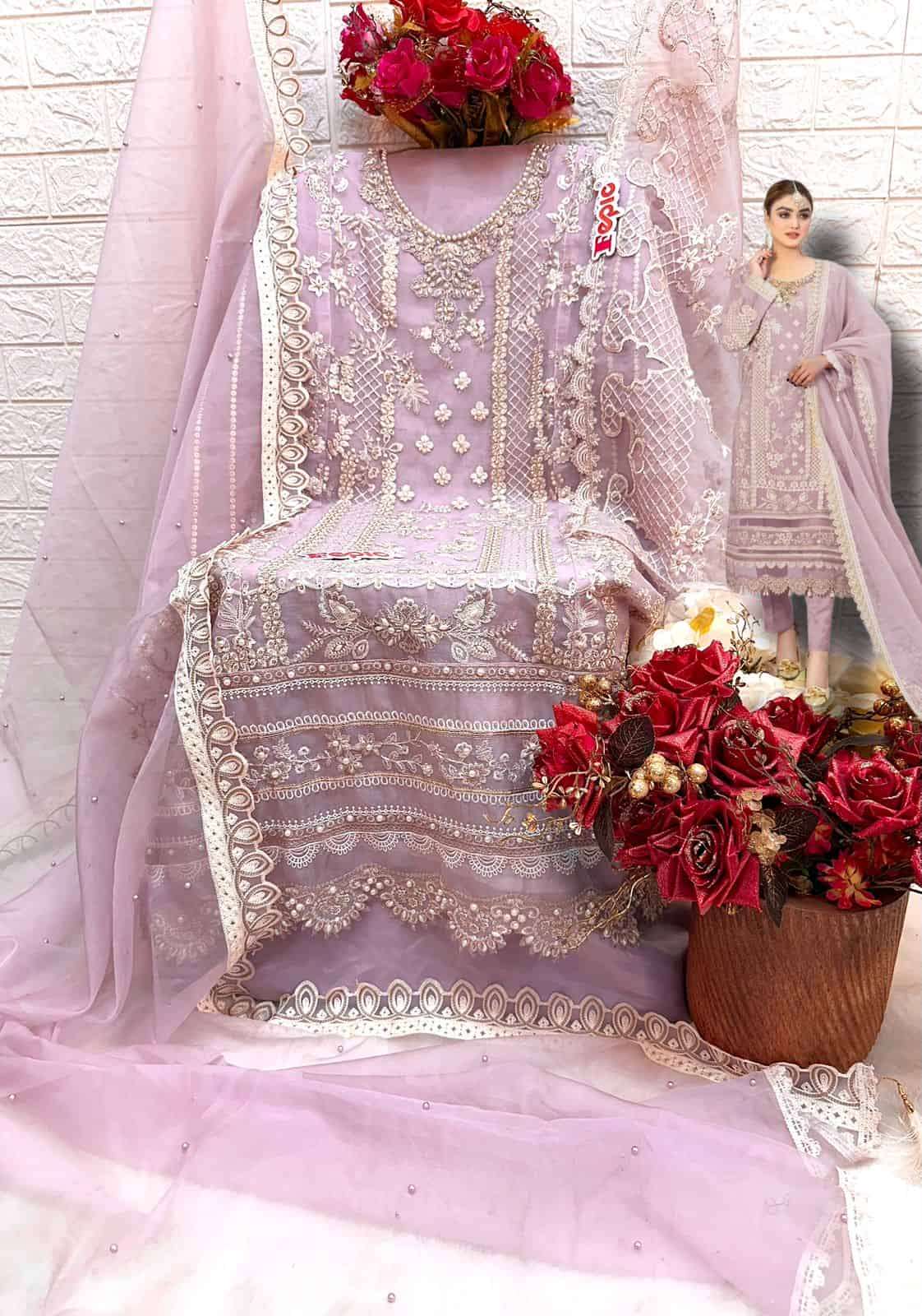 Fepic C 1593 Colors Party Wear Style Heavy Designer Pakistani Suit Wholesalers view 7
