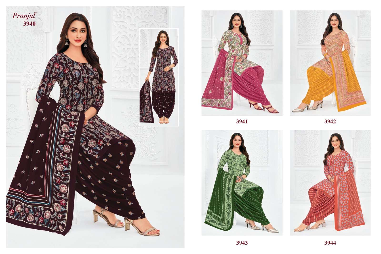 Pranjul Priyanshi Vol 39 Pure Cotton Dress Material view 3