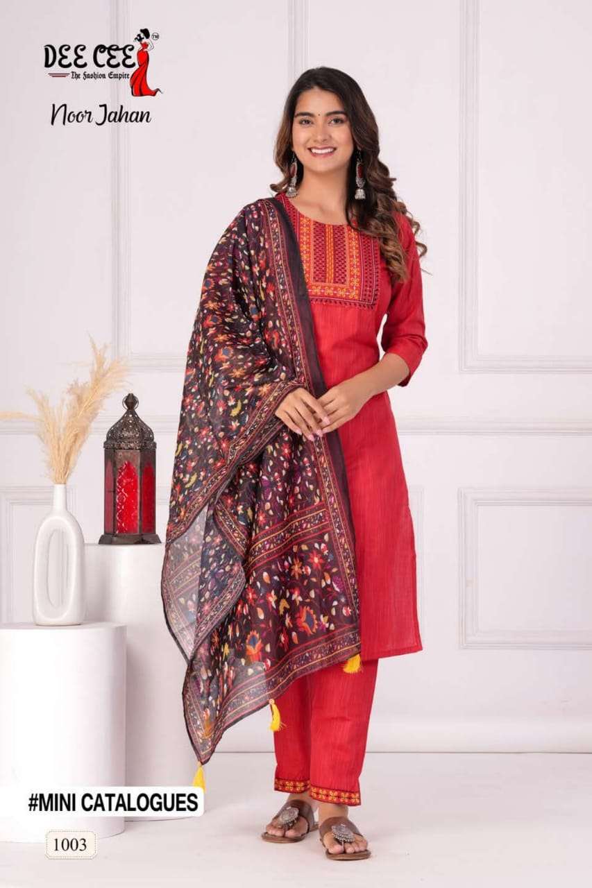 Dee Cee Noor Jahan Straight Style 3 Piece Pair Ladies Collection view 5