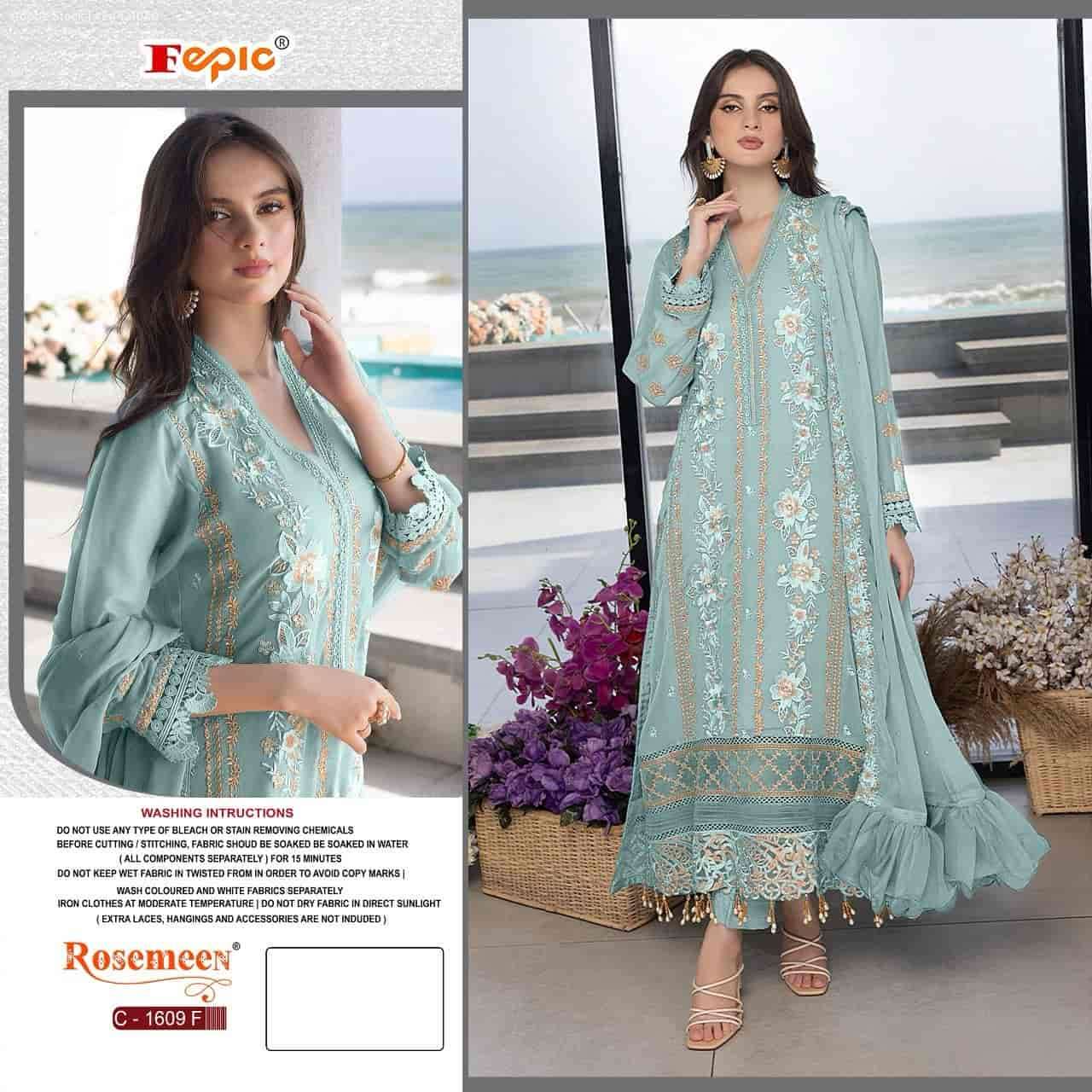 Fepic C 1609 Colors Pakistani Style Designer Salwar Suit Online view 2
