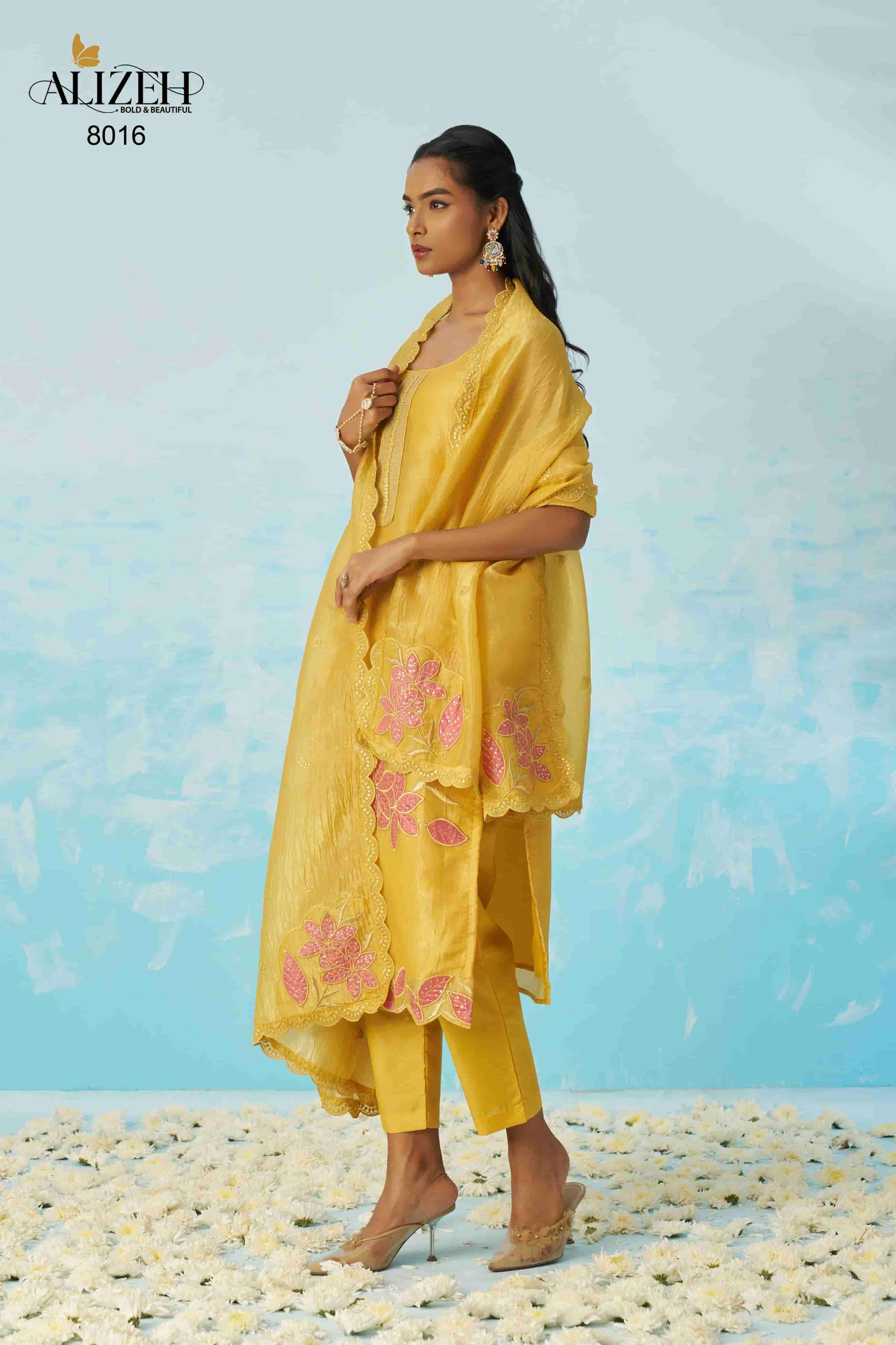 Alizeh Jasmine Fancy Crush Salwar Suit view 7