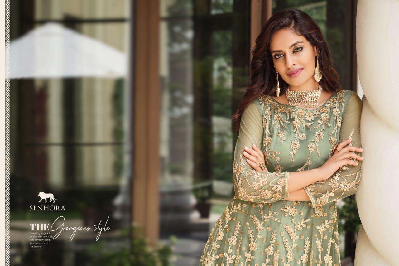 Senhora Sharmin Designer Party Wear Anarkali Suit Collection view 10