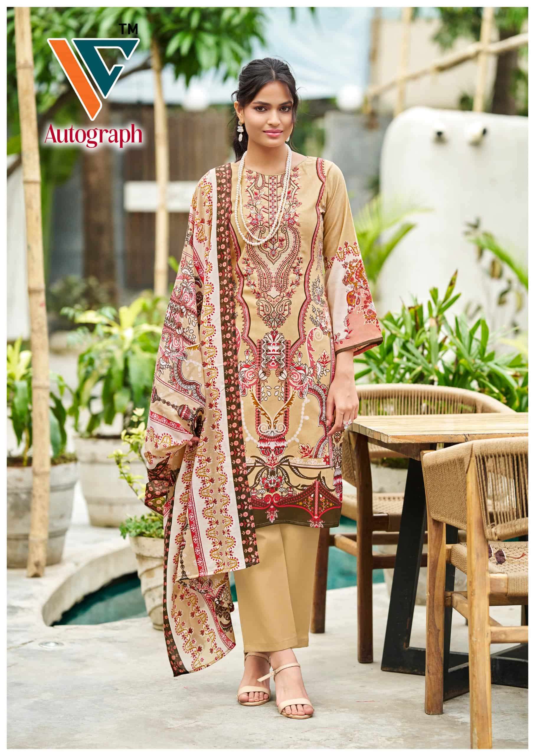 Vandana Fashion Autograph Cotton Dress Material view 5