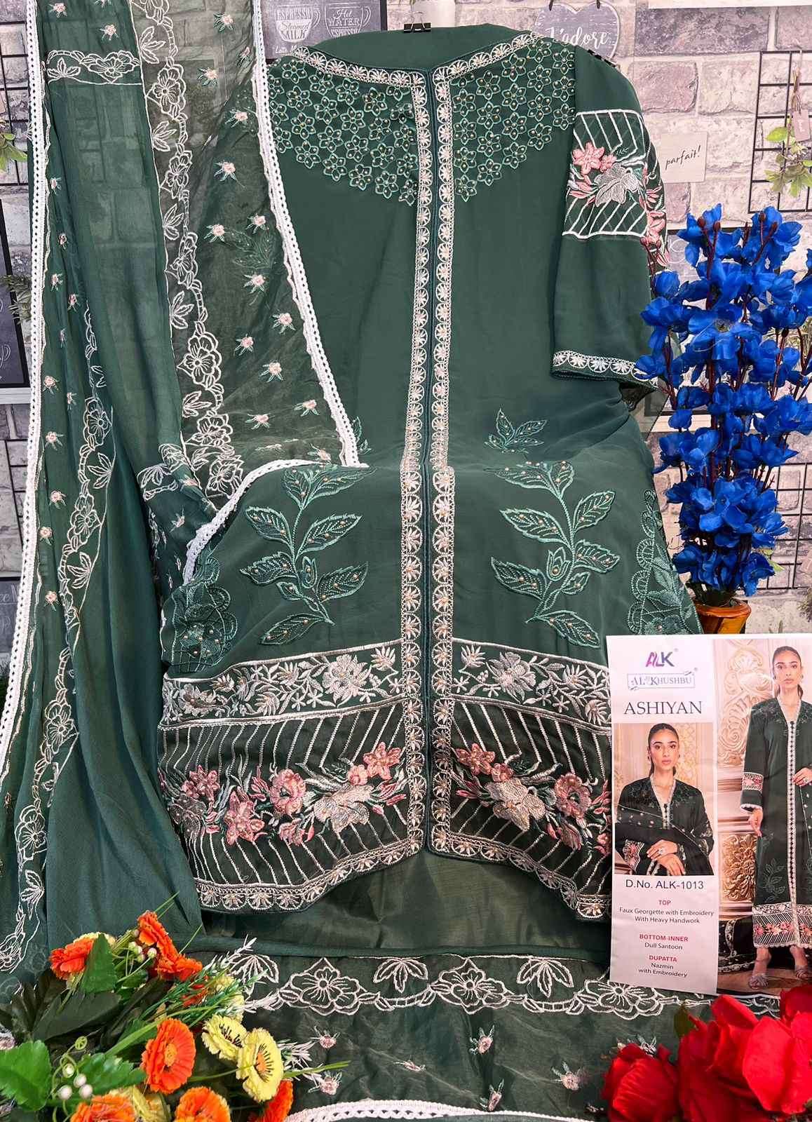 Al Khushbu 1013 Embroidered Pakistani Suit