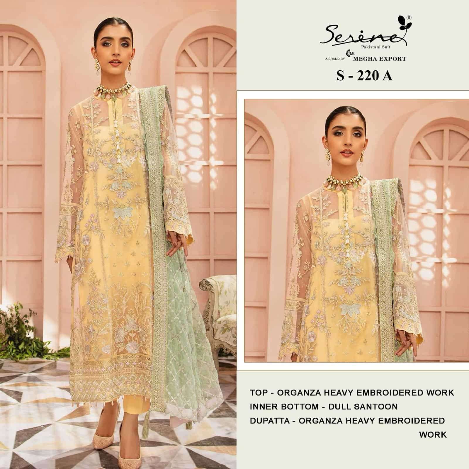 Serine S-220 A Pakistani Designer Salwar Suit