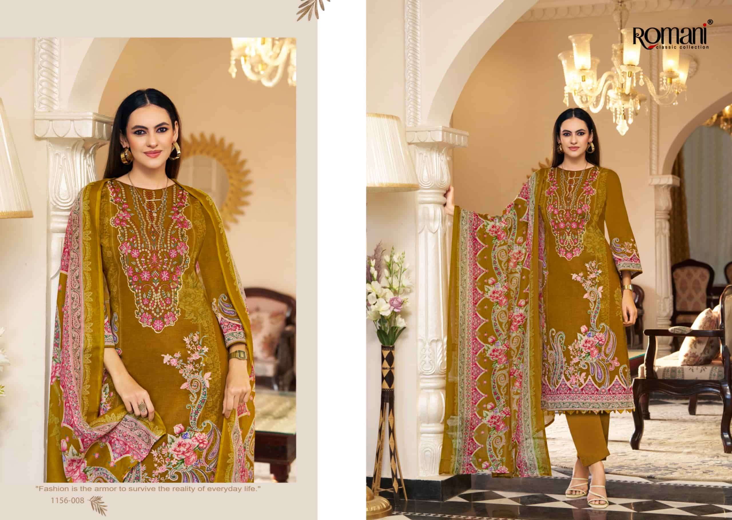 Romani Aarzu Vol 35 Fancy Cotton Dress Material view 14