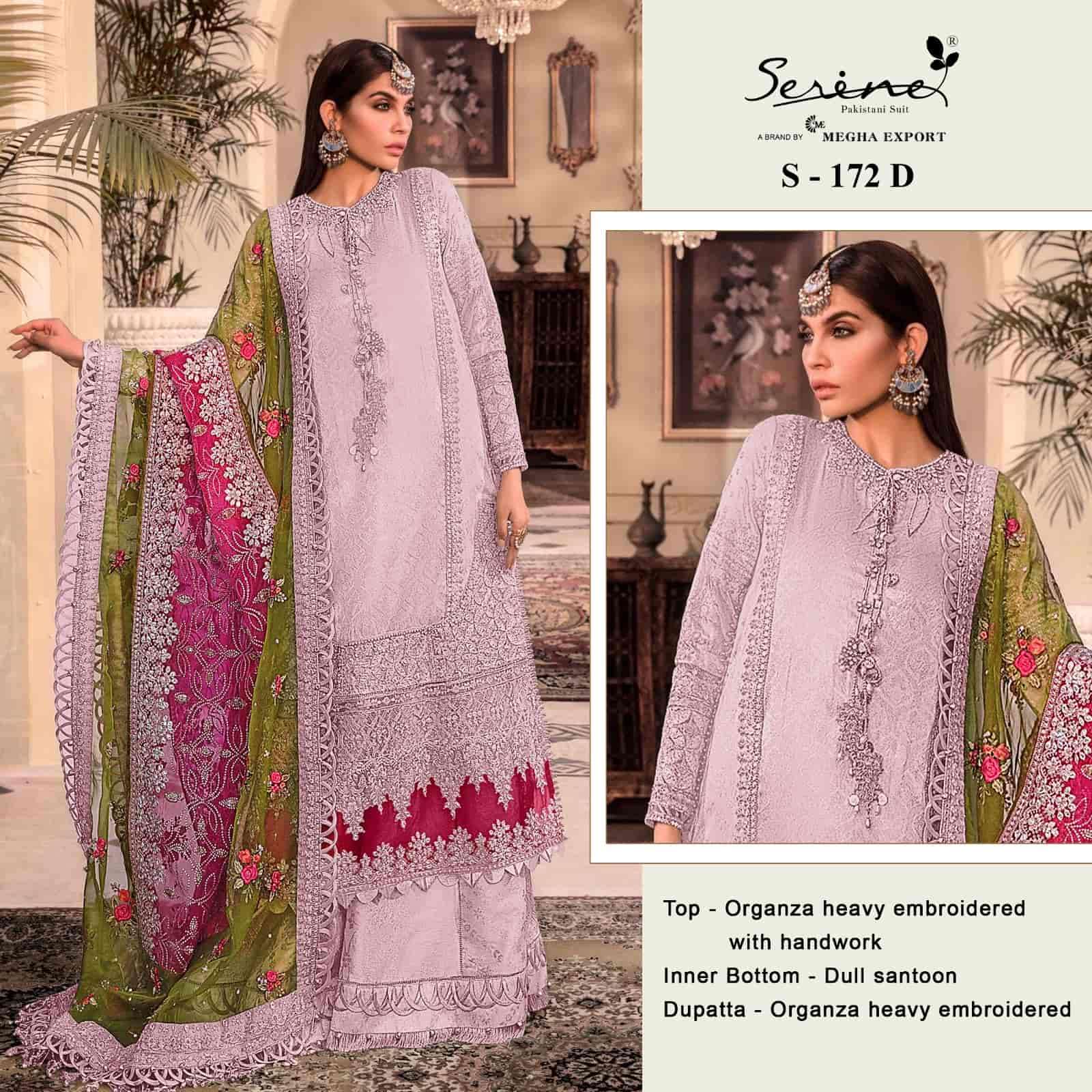 Megha Exports S 172 Colors Heavy Embroidered Designer Pakistani Dress Wholesalers view 3