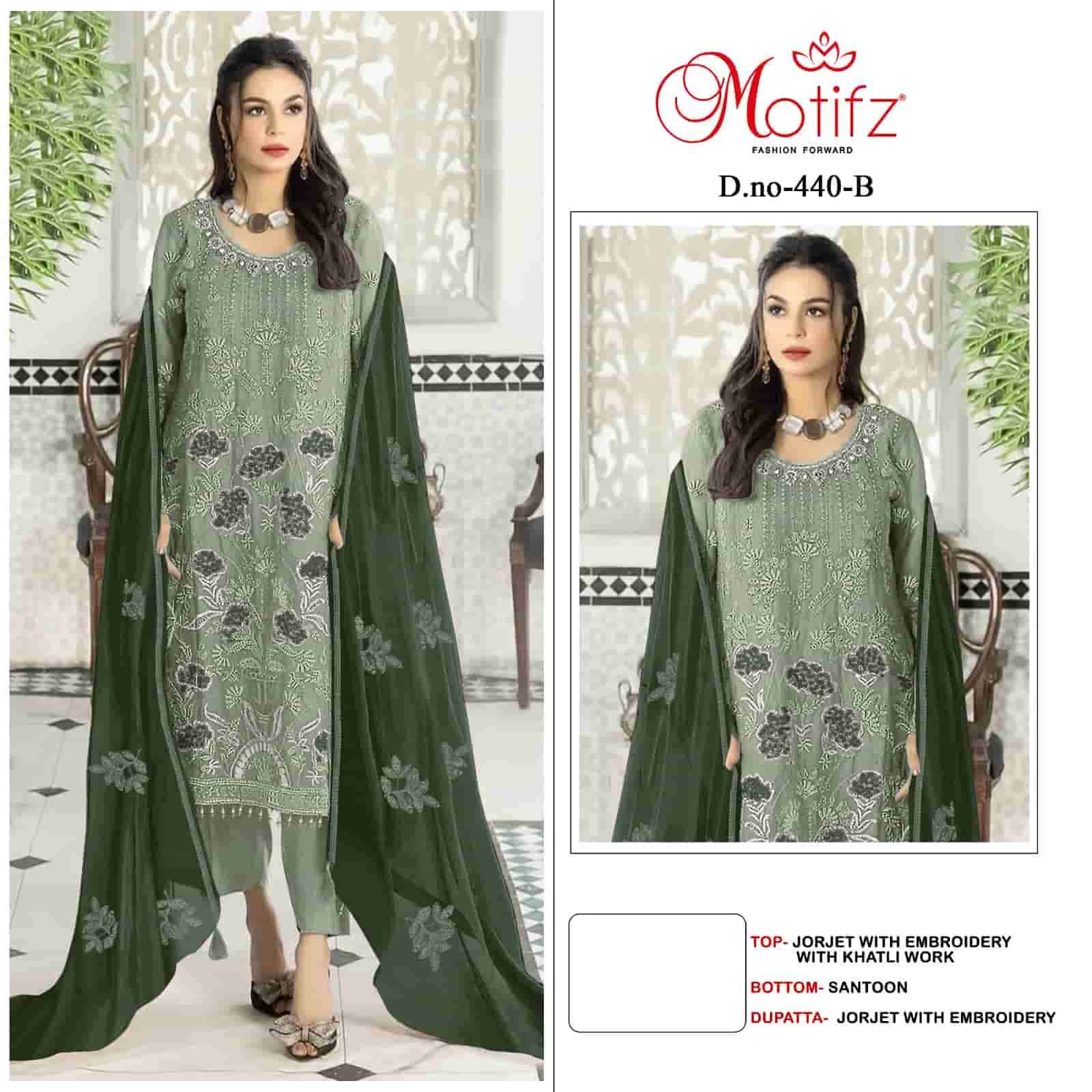 Motifz 440 Colors Pakistani Festive Wear Style Designer Salwar Suit Wholesalers view 2