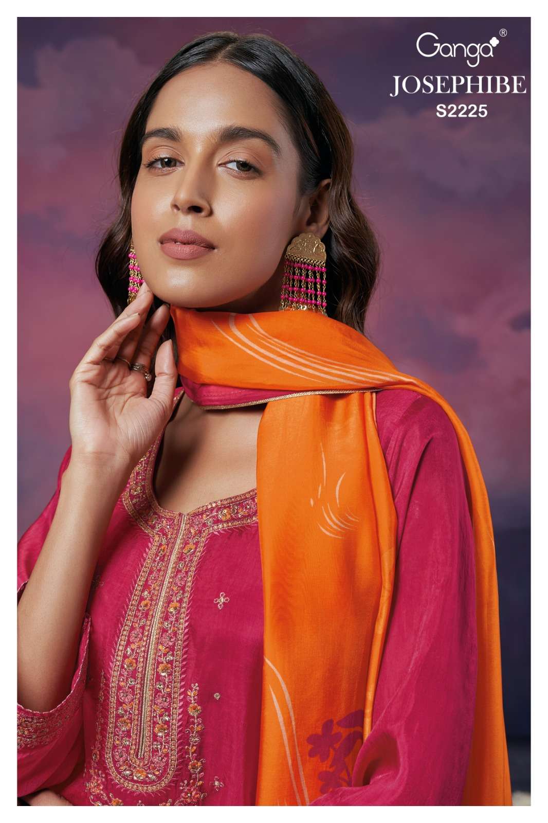Ganga Fashion Josephibe Silk Partywear Suit view 2