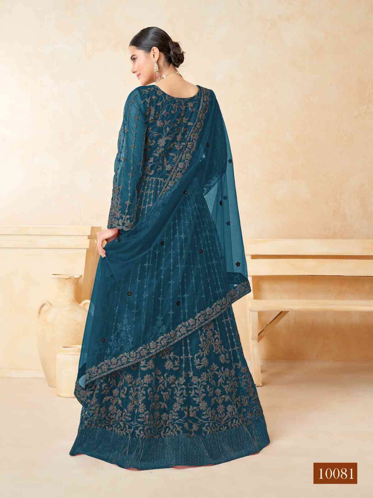 Anjubaa Vol 8 10081 To 10084 Wedding Wear Designer Gown New Collection view 4