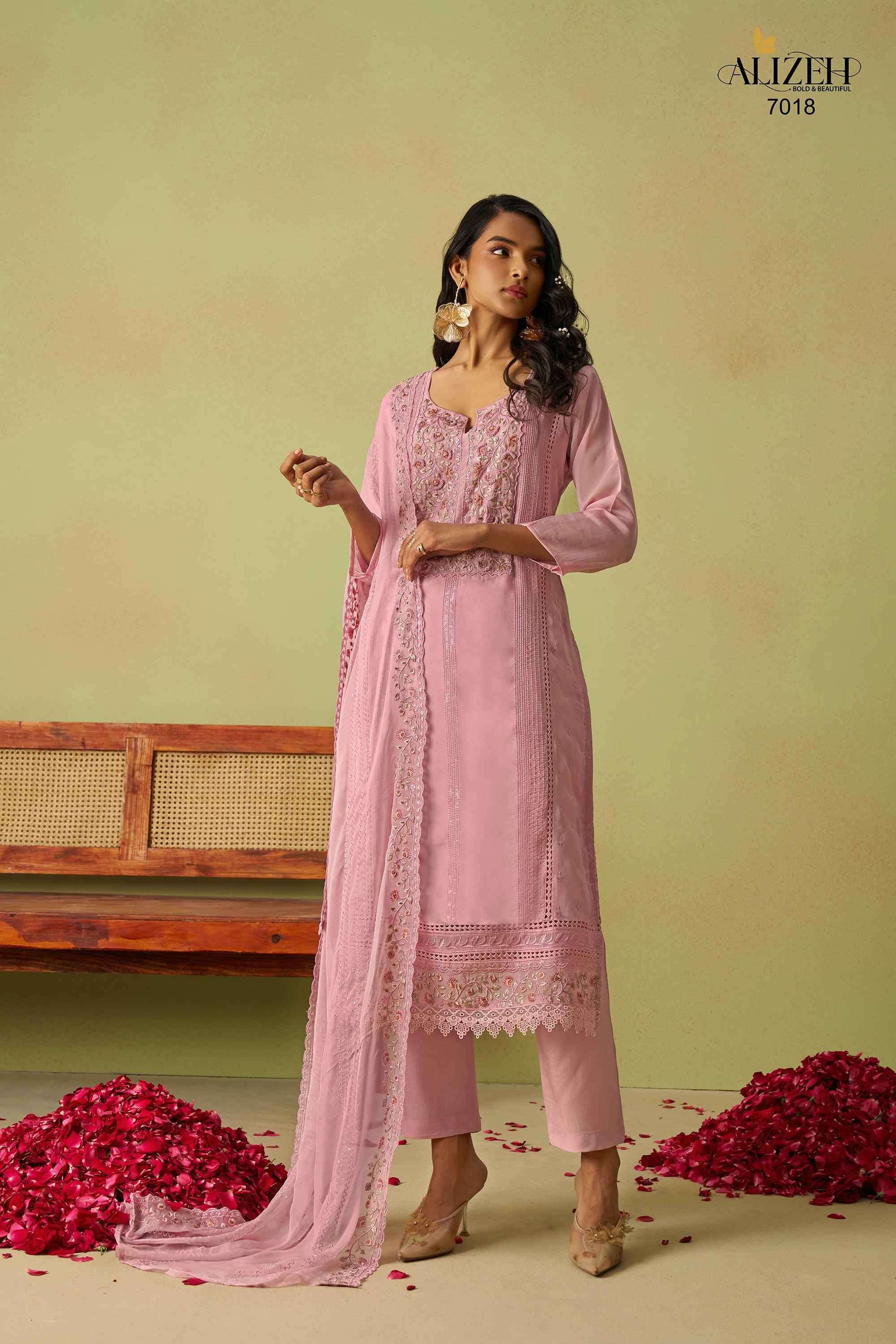 Alizeh Saadgi Vol 2 Straight Style Designer Suit Latest New Collection view 2