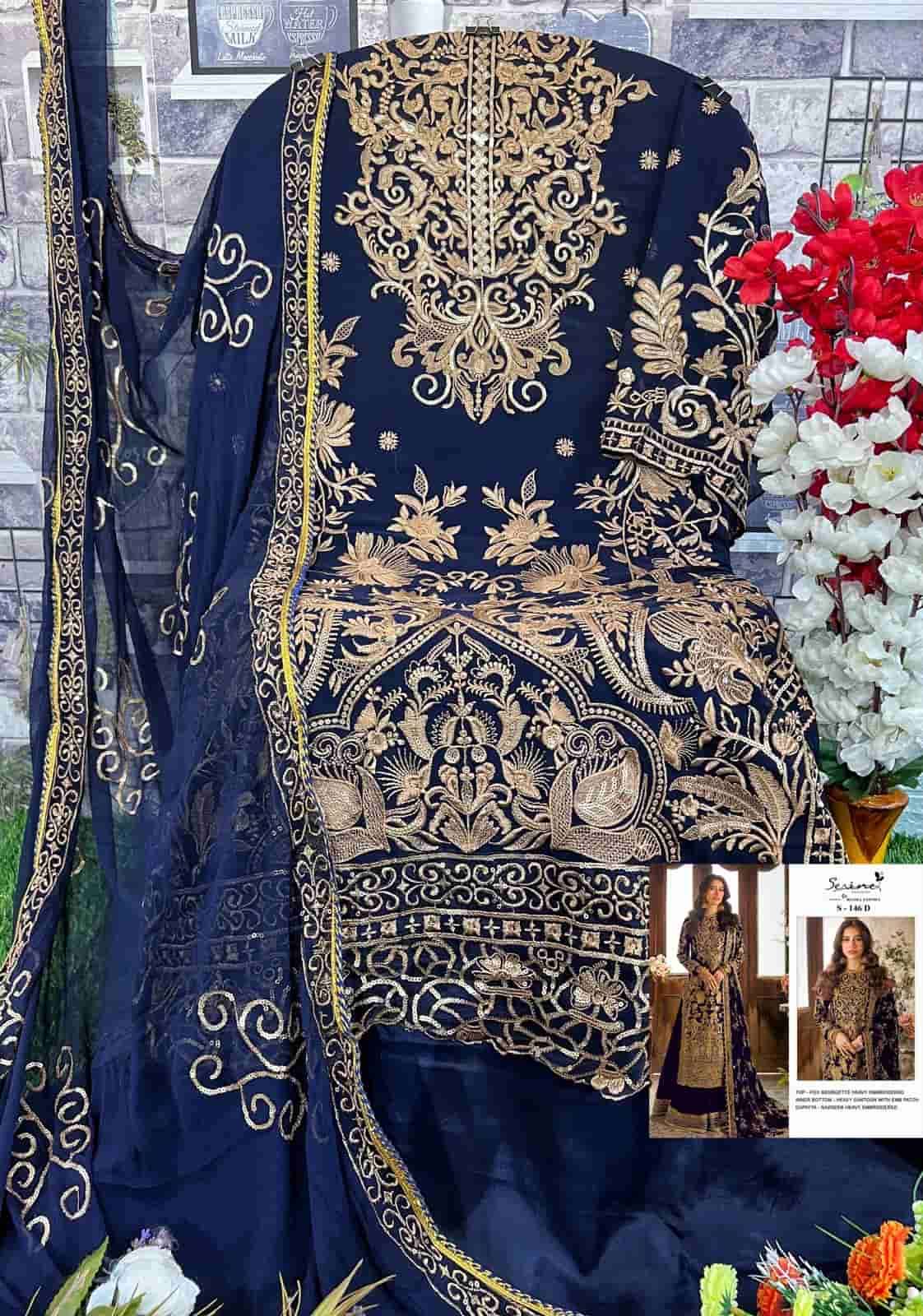 Serine S 146 Colors Pakistani Heavy Designer Wedding Wear Suit view 9
