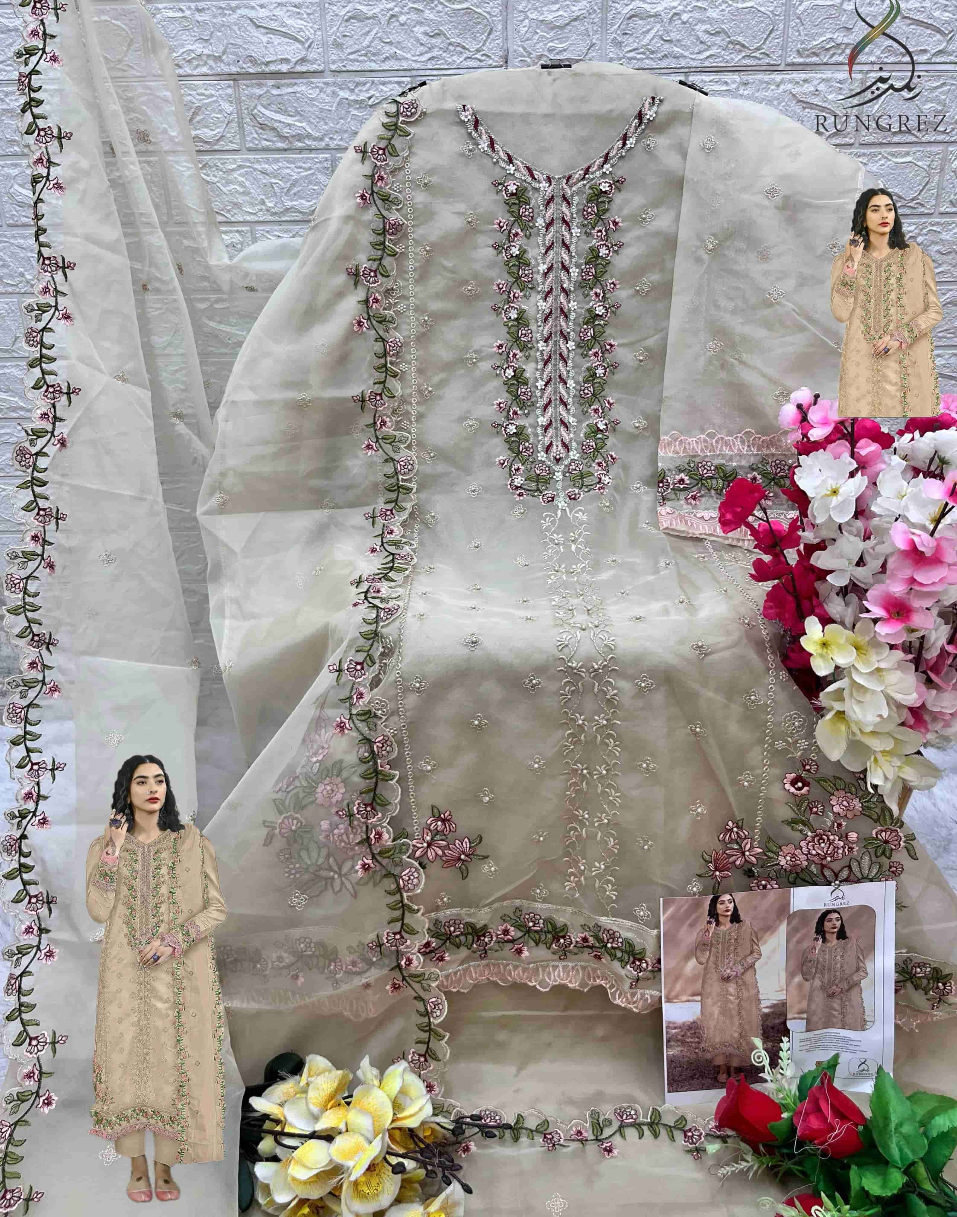Rungrez 5011 B Organza Designer Fancy Salwar Kameez Series view 2