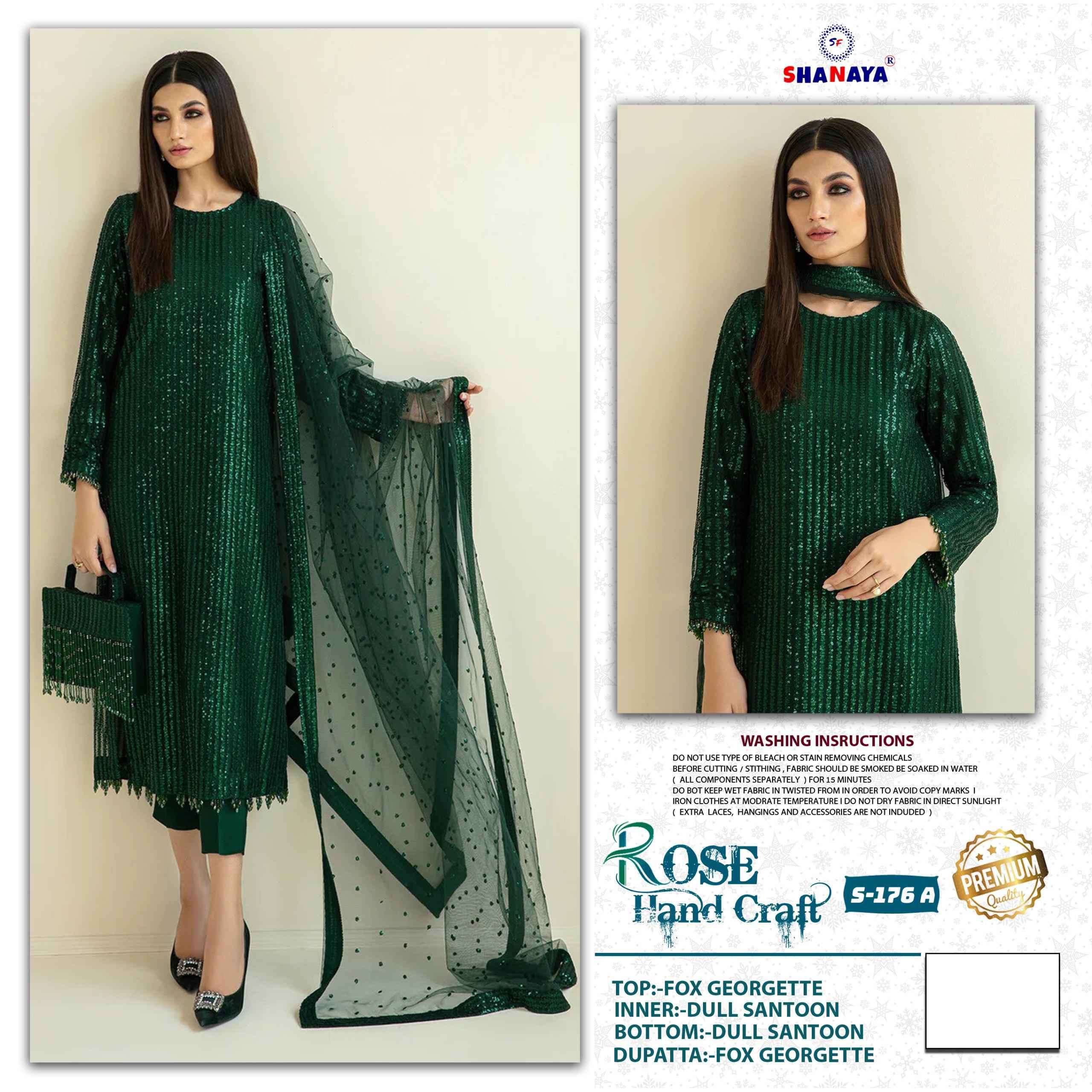 Shanaya S 176 Colors Designer Sequans Work Pakistani Dress Latest Collection view 2