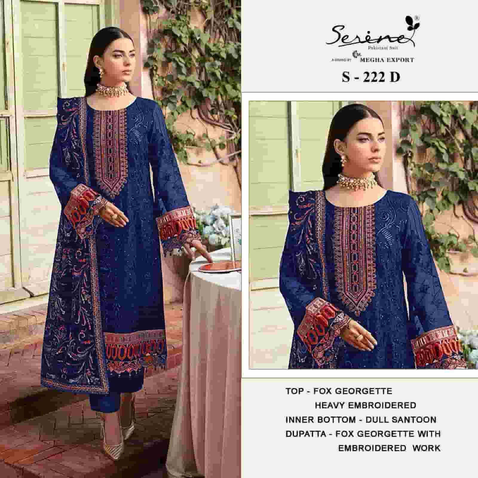 Serine S-222D Designer Pakistani Salwar Suit