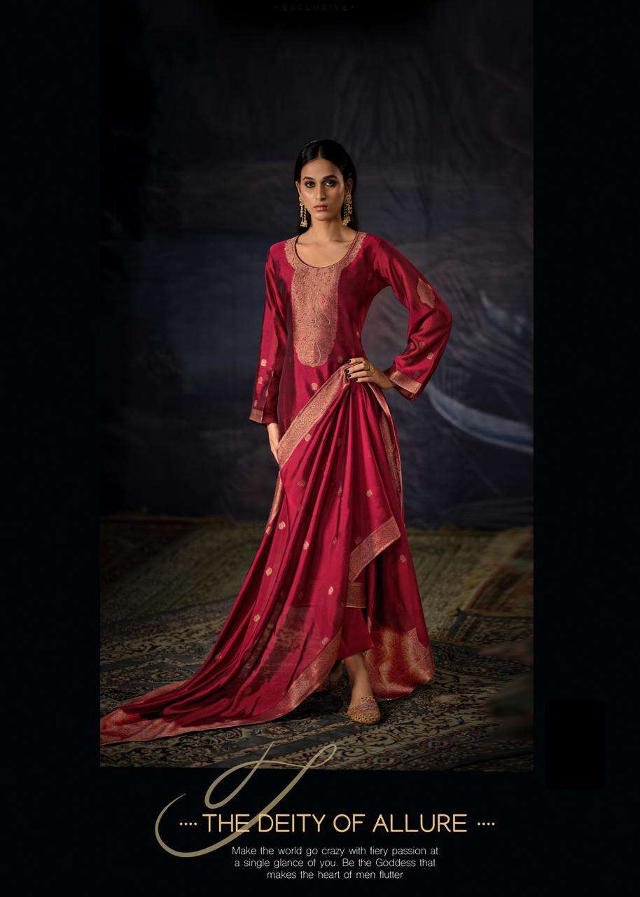 Netra Red Edition Wedding Wear Ladies Dress Latest Designs view 4