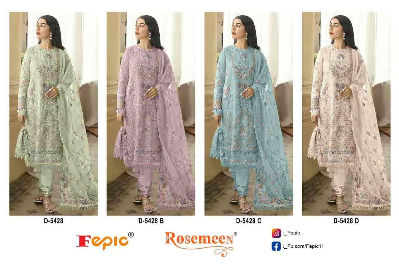 Fepic D 5428 Colors Pakistani Heavy Designer Style Festive Wear Suit Exporter view 2