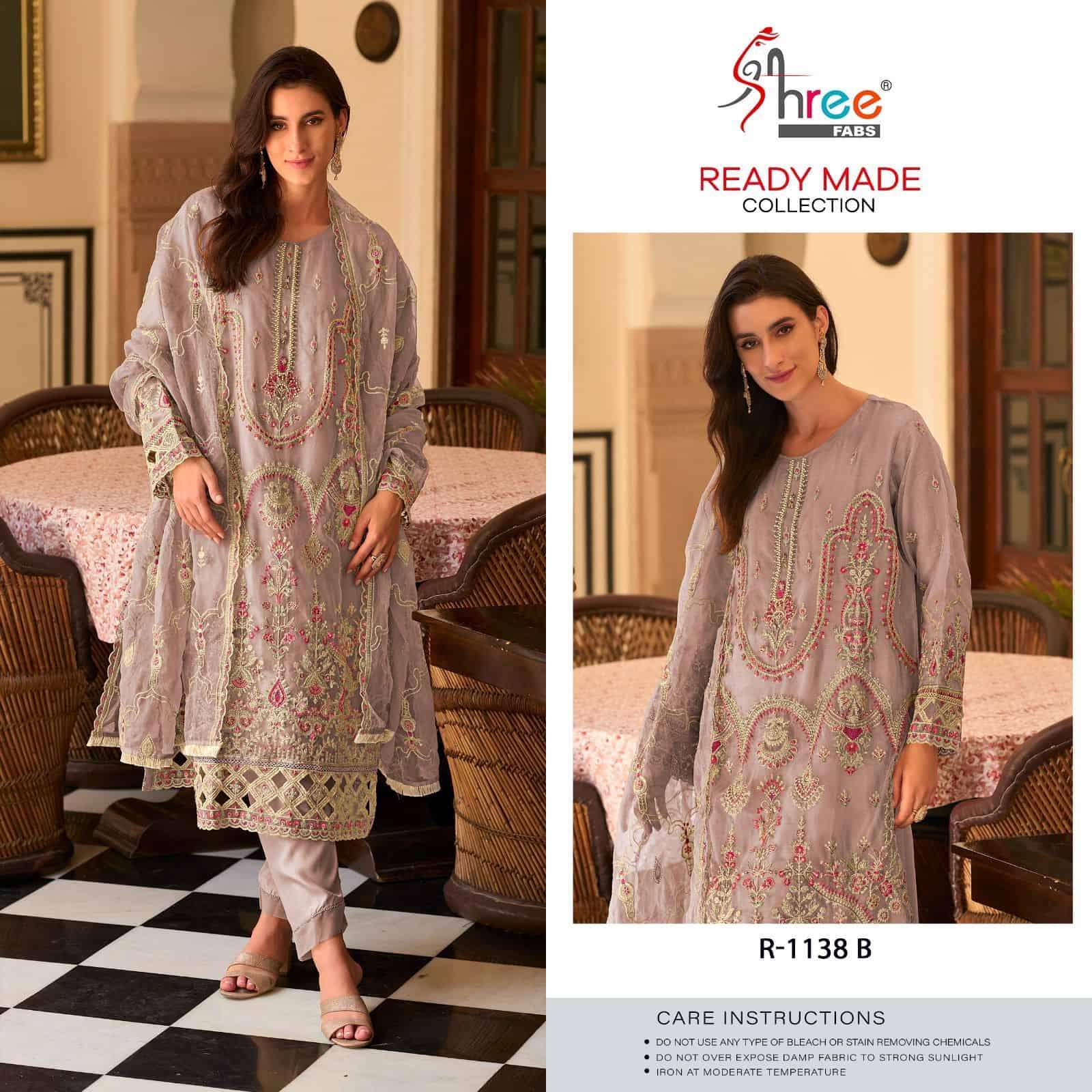 Shree Fabs R 1138 Colors Pakistani Festive Wear Style Designer Readymade Collection view 4