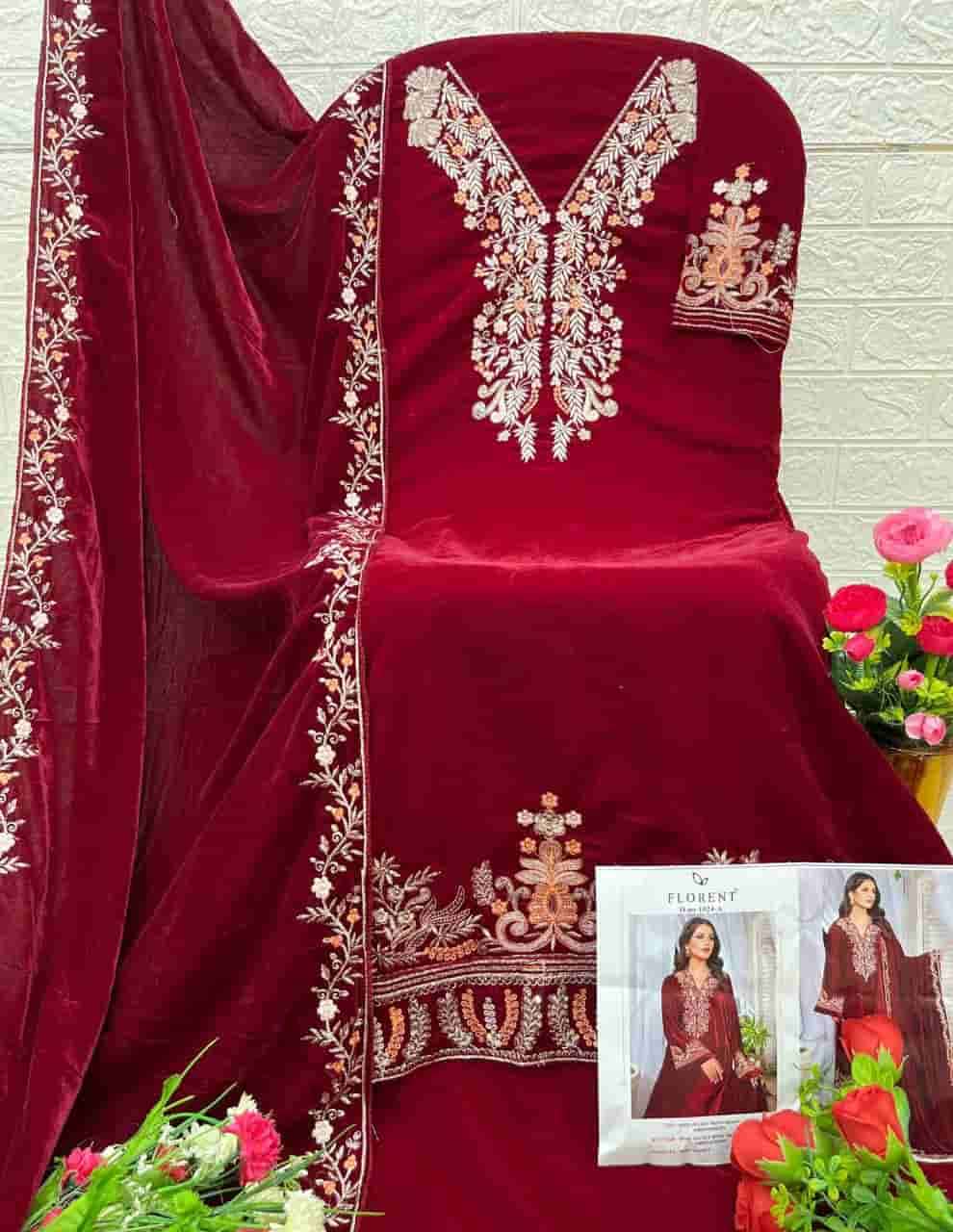 Florent 1024 Colors Festive Wear Style Designer Velvet Suit Collection view 4