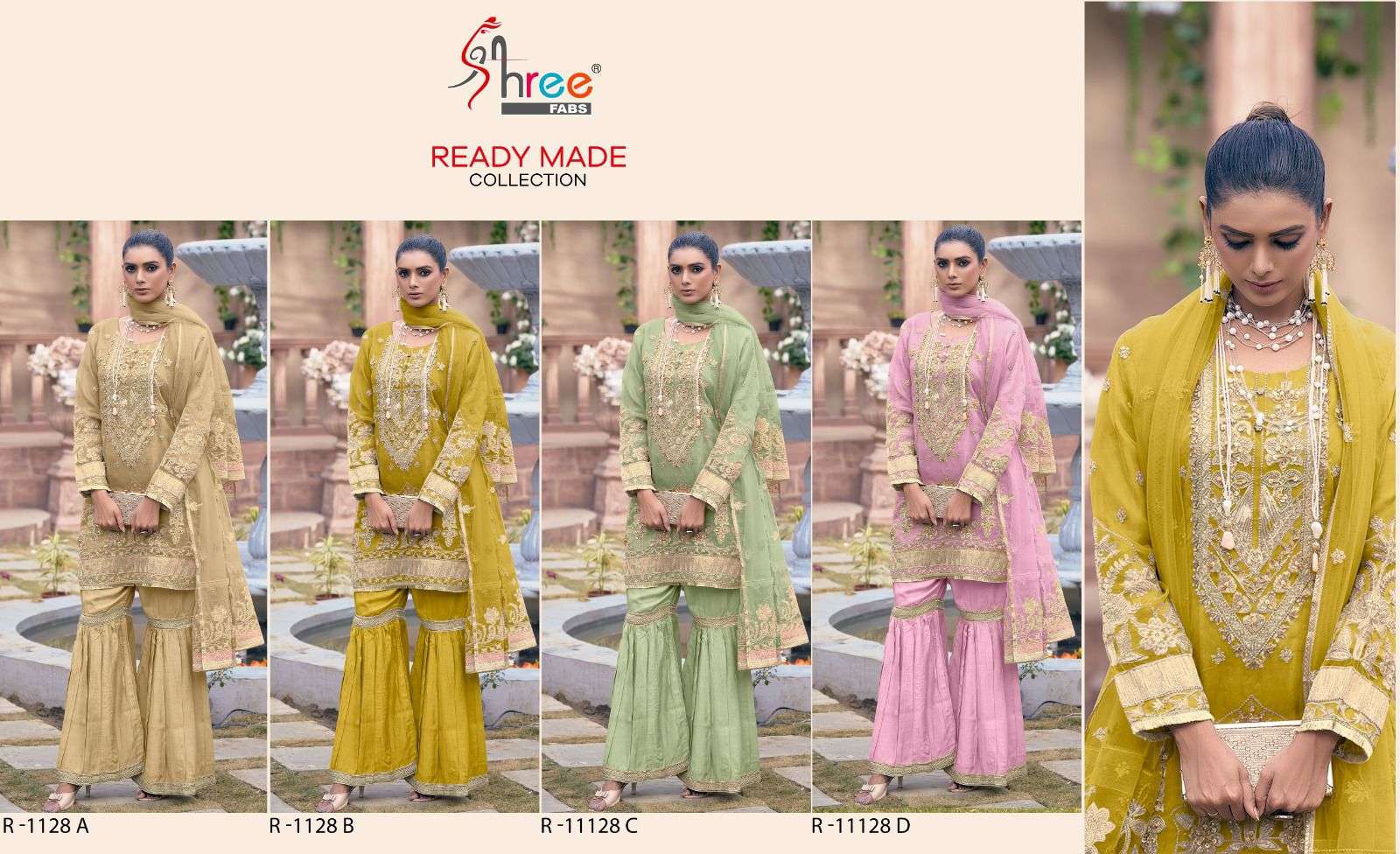 Shree Fabs R 1128 Colors Pakistani Readymade Salwar Suit Wholasaler view 5