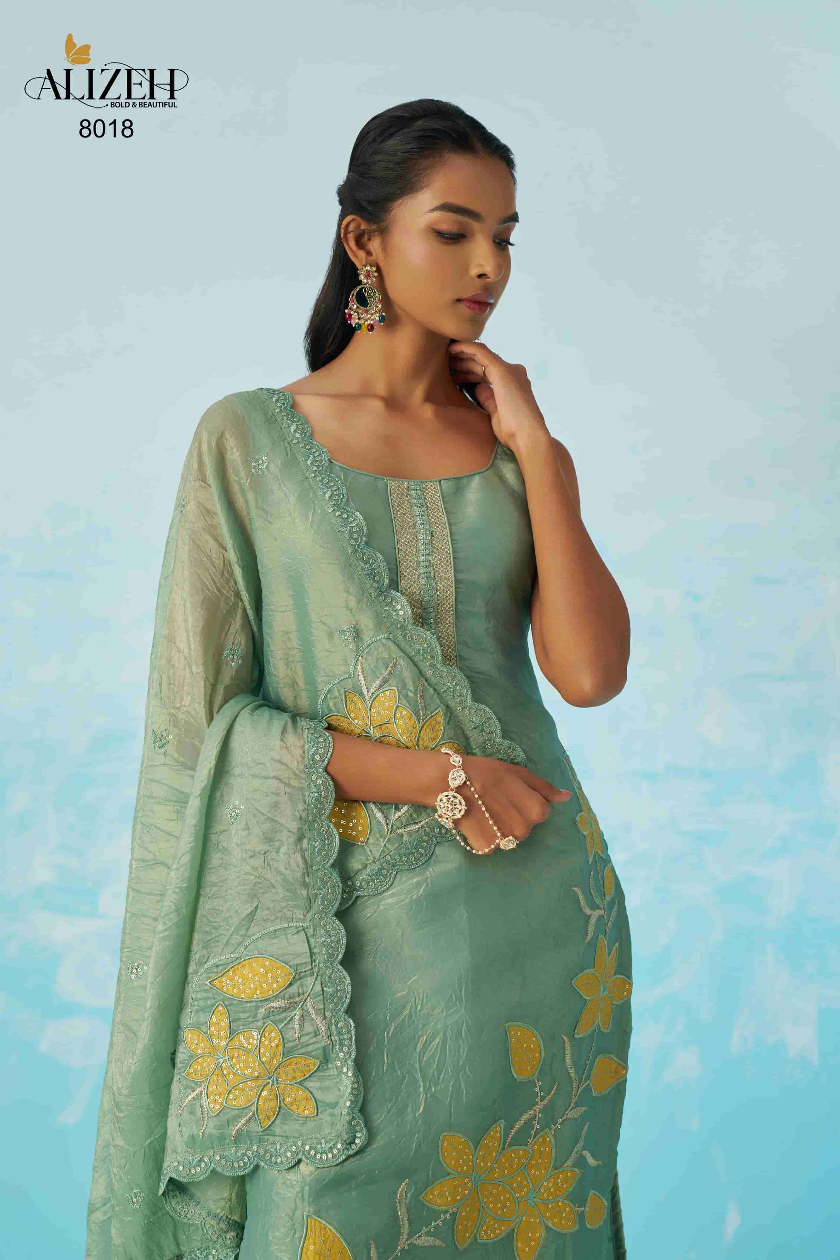 Alizeh Jasmine Fancy Crush Salwar Suit view 19