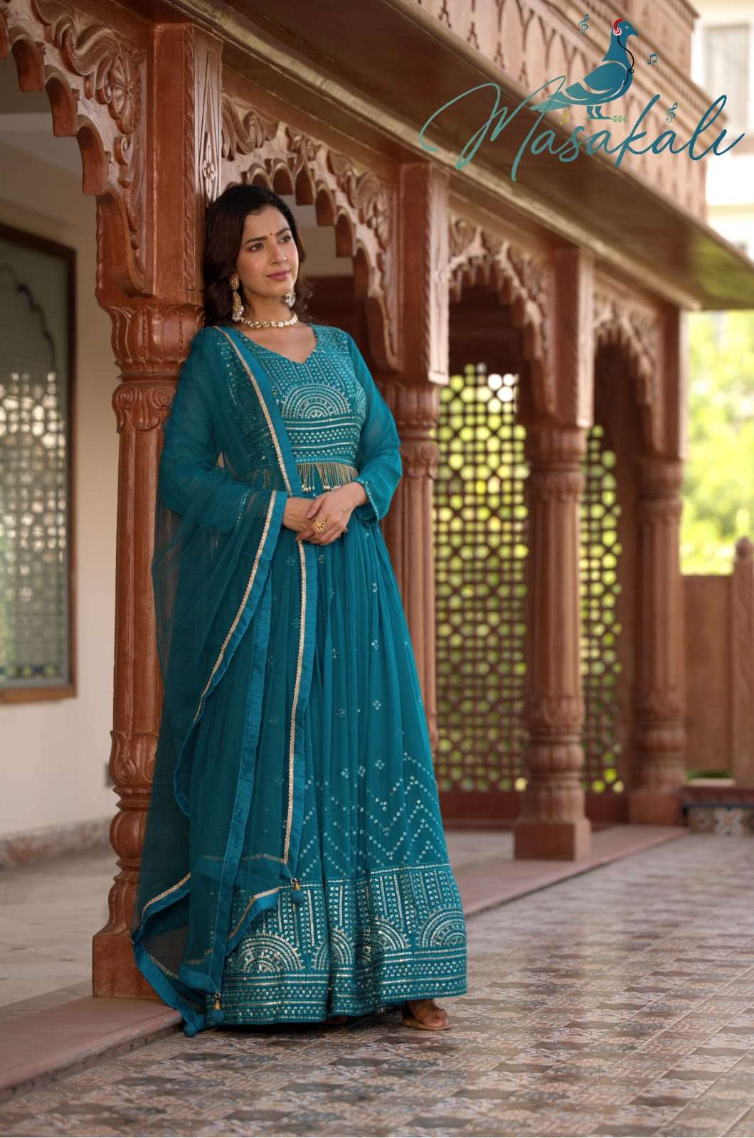 Masakali 31003 To 31004 Designer Gown Partywear Collection Latest Designs view 8